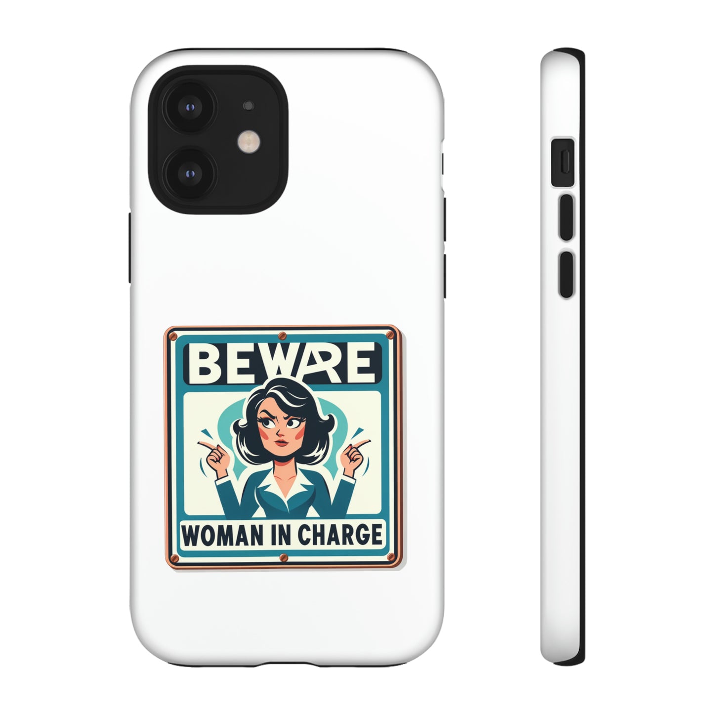 Woman In Charge (Retro 70s - White) - Tough Cases