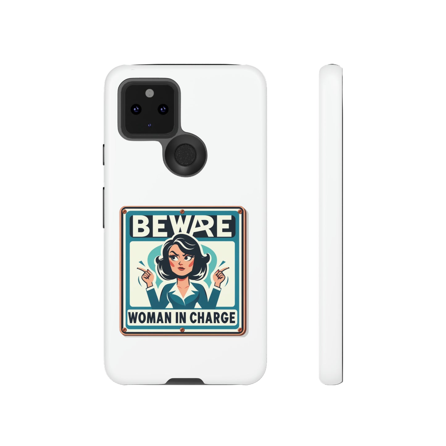 Woman In Charge (Retro 70s - White) - Tough Cases