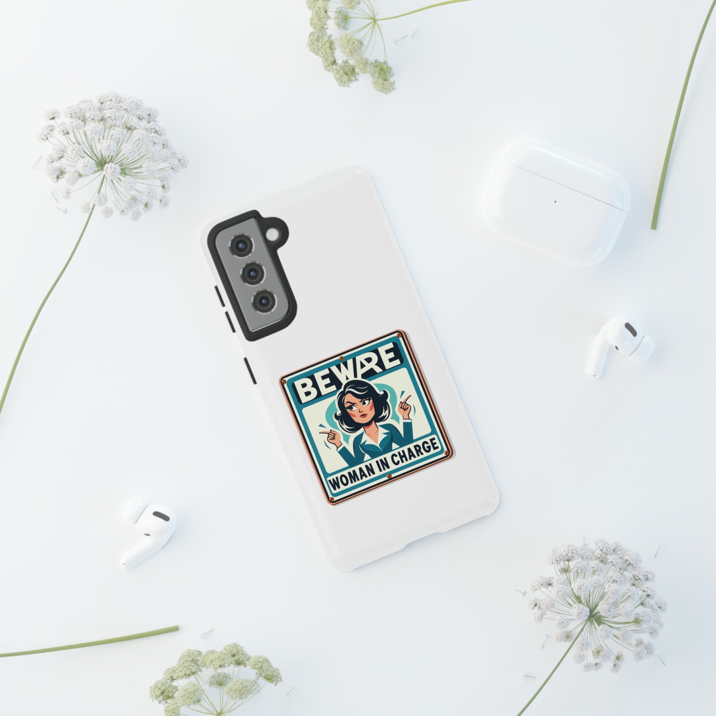 Woman In Charge (Retro 70s - White) - Tough Cases