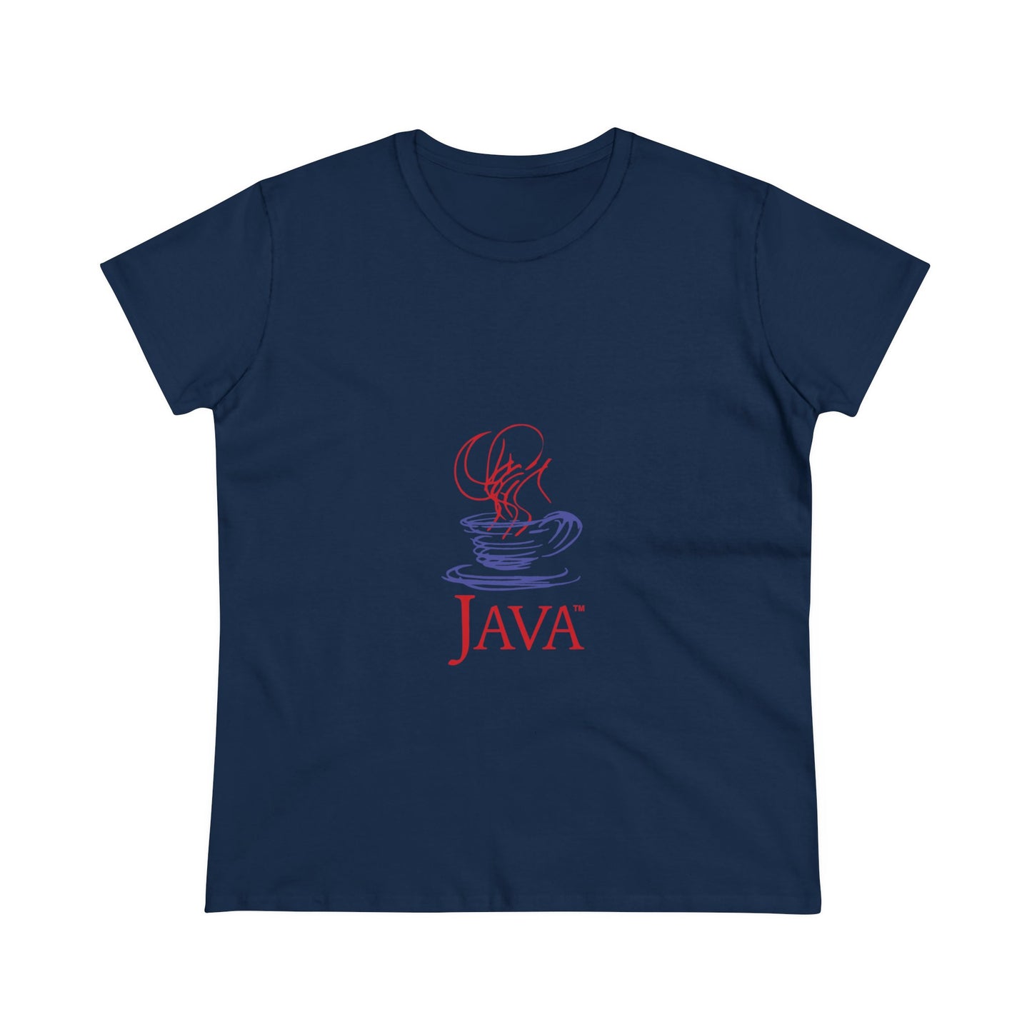 Java Retro Logo T-shirt - Women's Midweight Cotton Tee