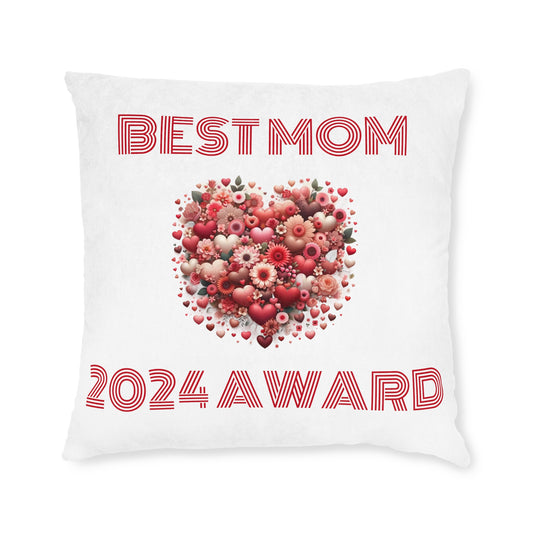Best Mom 2024 Award (American English) - Square Pillow