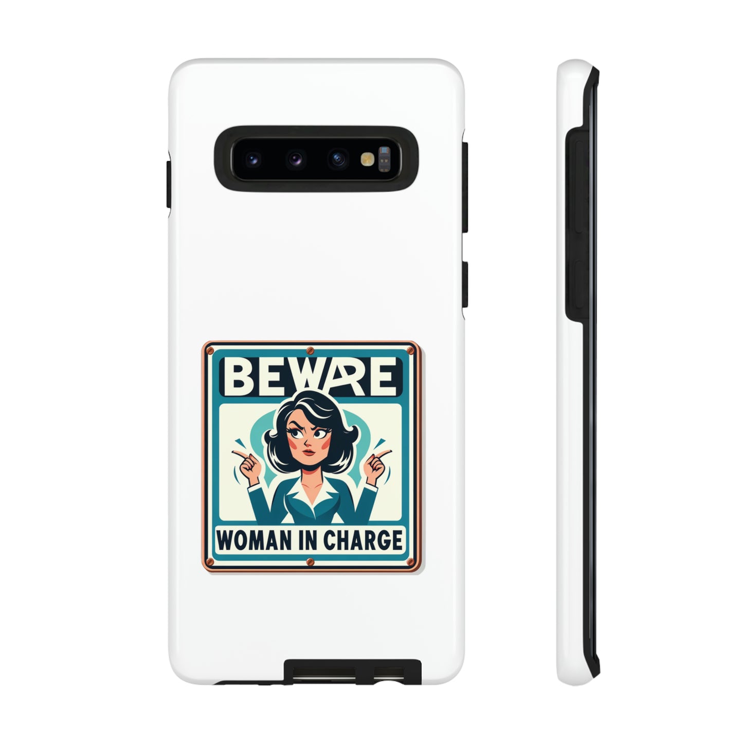 Woman In Charge (Retro 70s - White) - Tough Cases