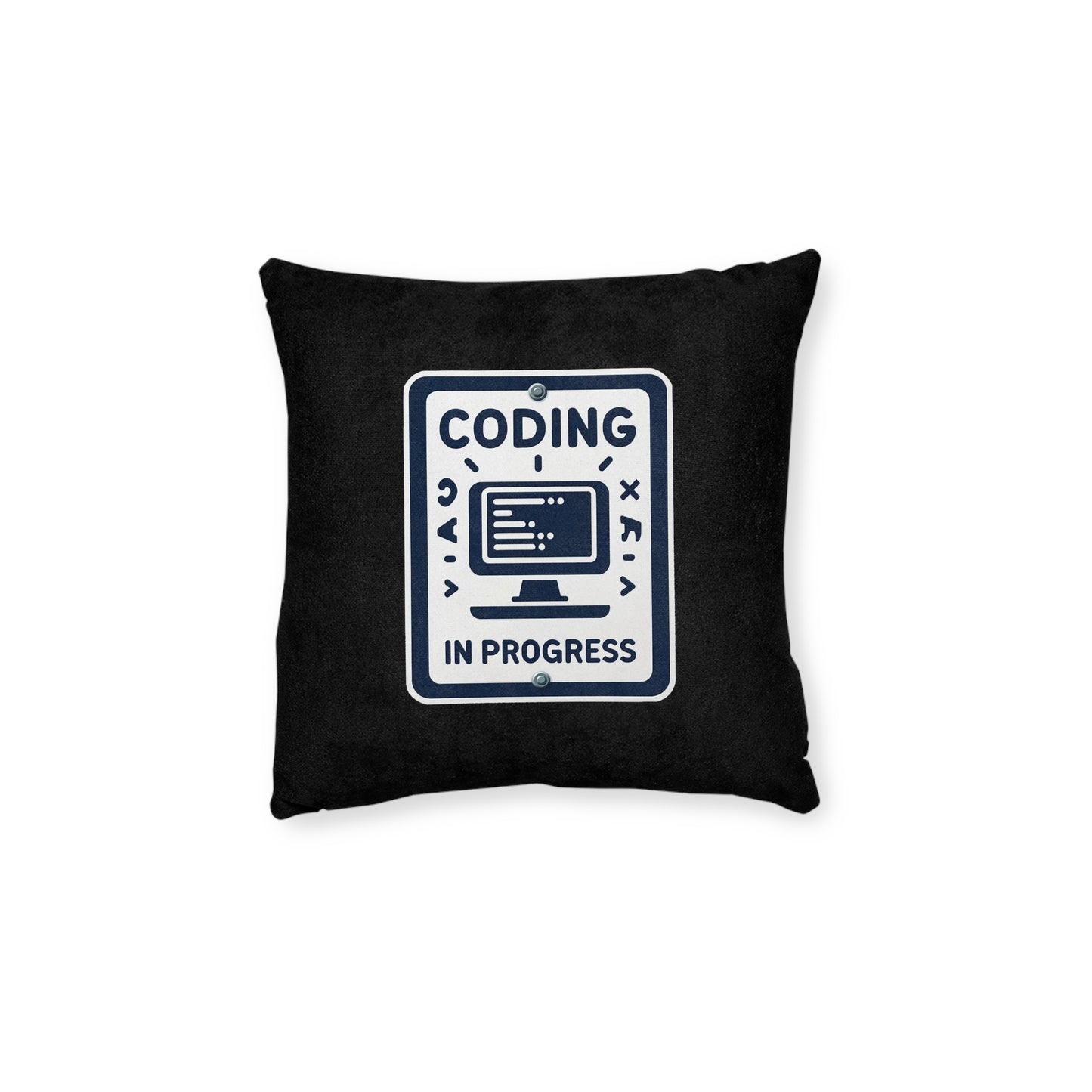 Coding In Progress - Square Pillow