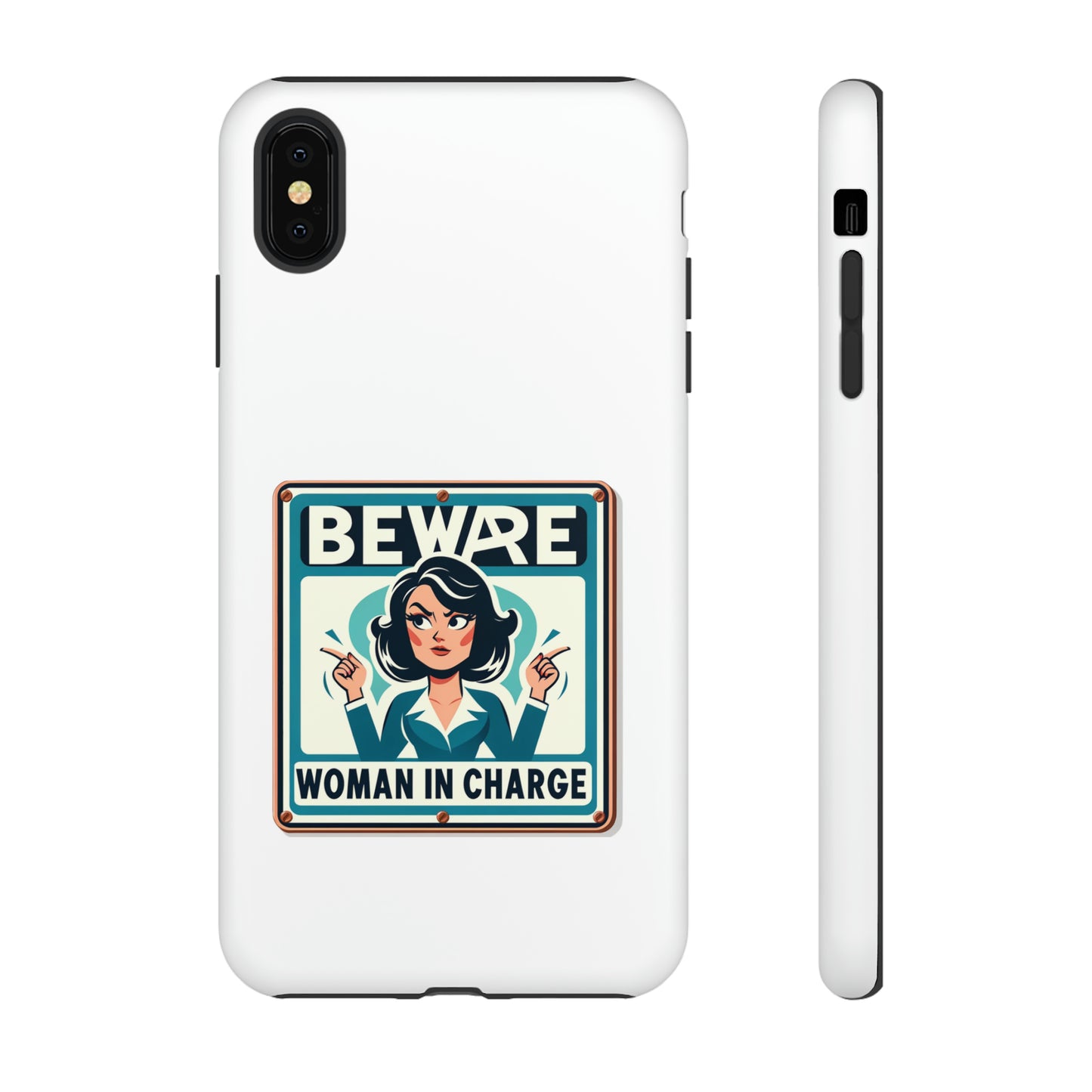 Woman In Charge (Retro 70s - White) - Tough Cases