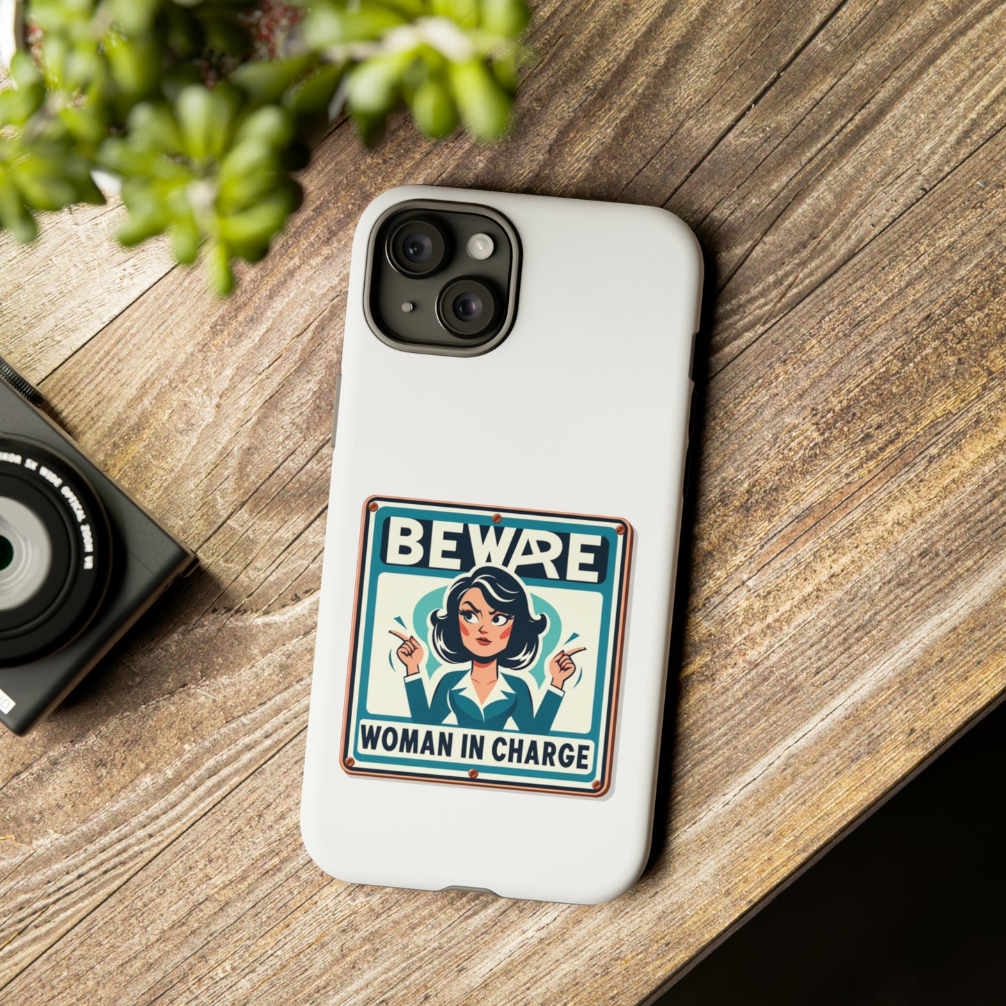 Woman In Charge (Retro 70s - White) - Tough Cases