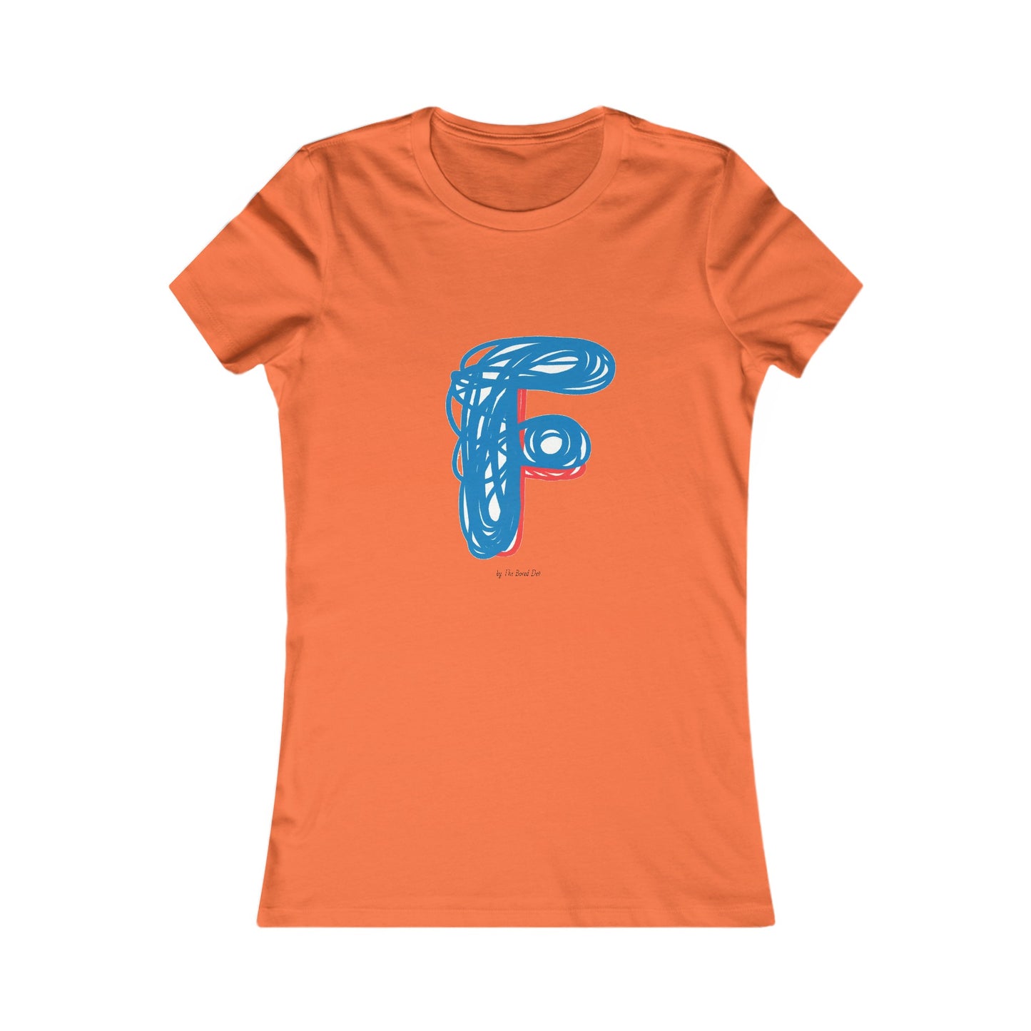Scribbles (Letter F) T-shirt - Women's Favorite Tee