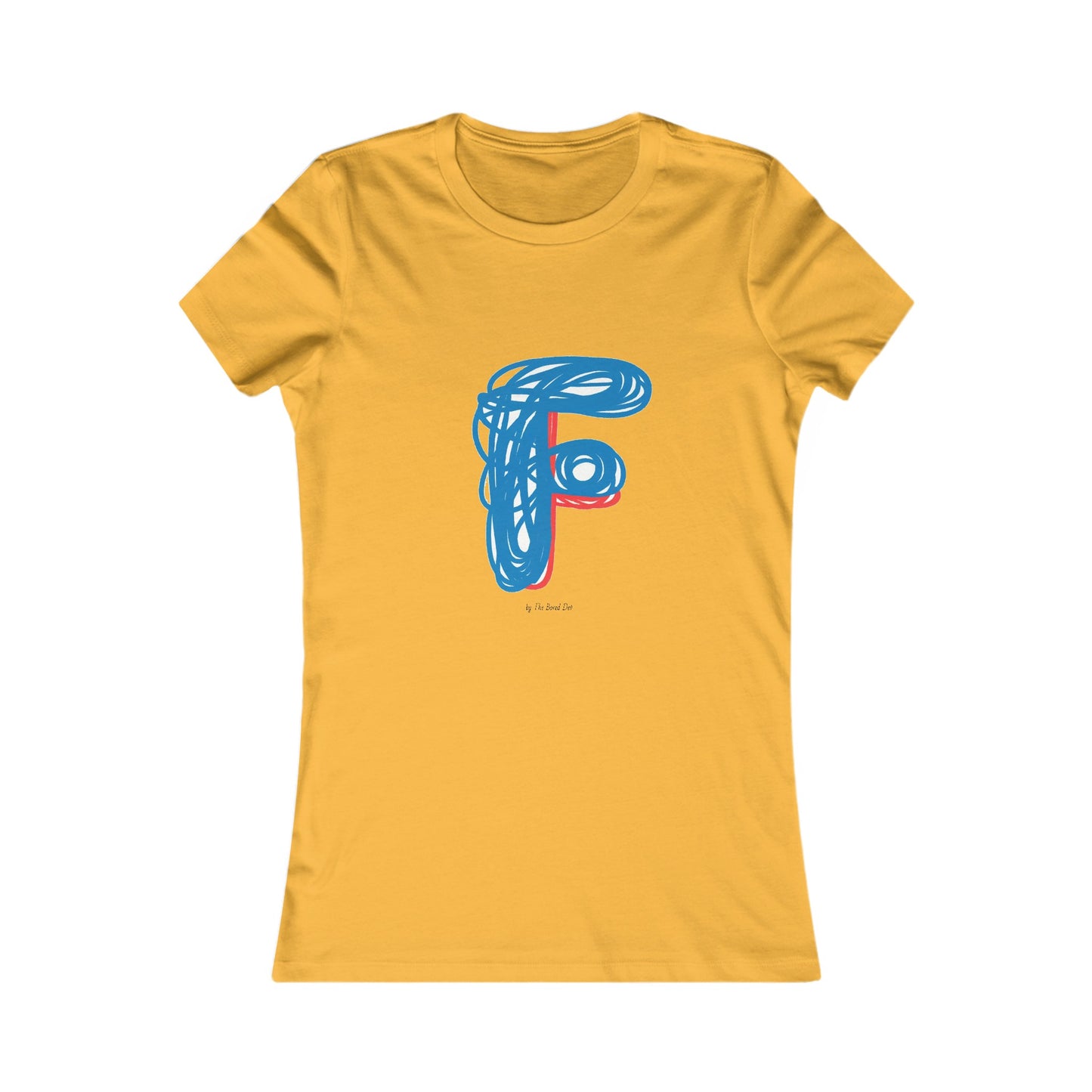 Scribbles (Letter F) T-shirt - Women's Favorite Tee