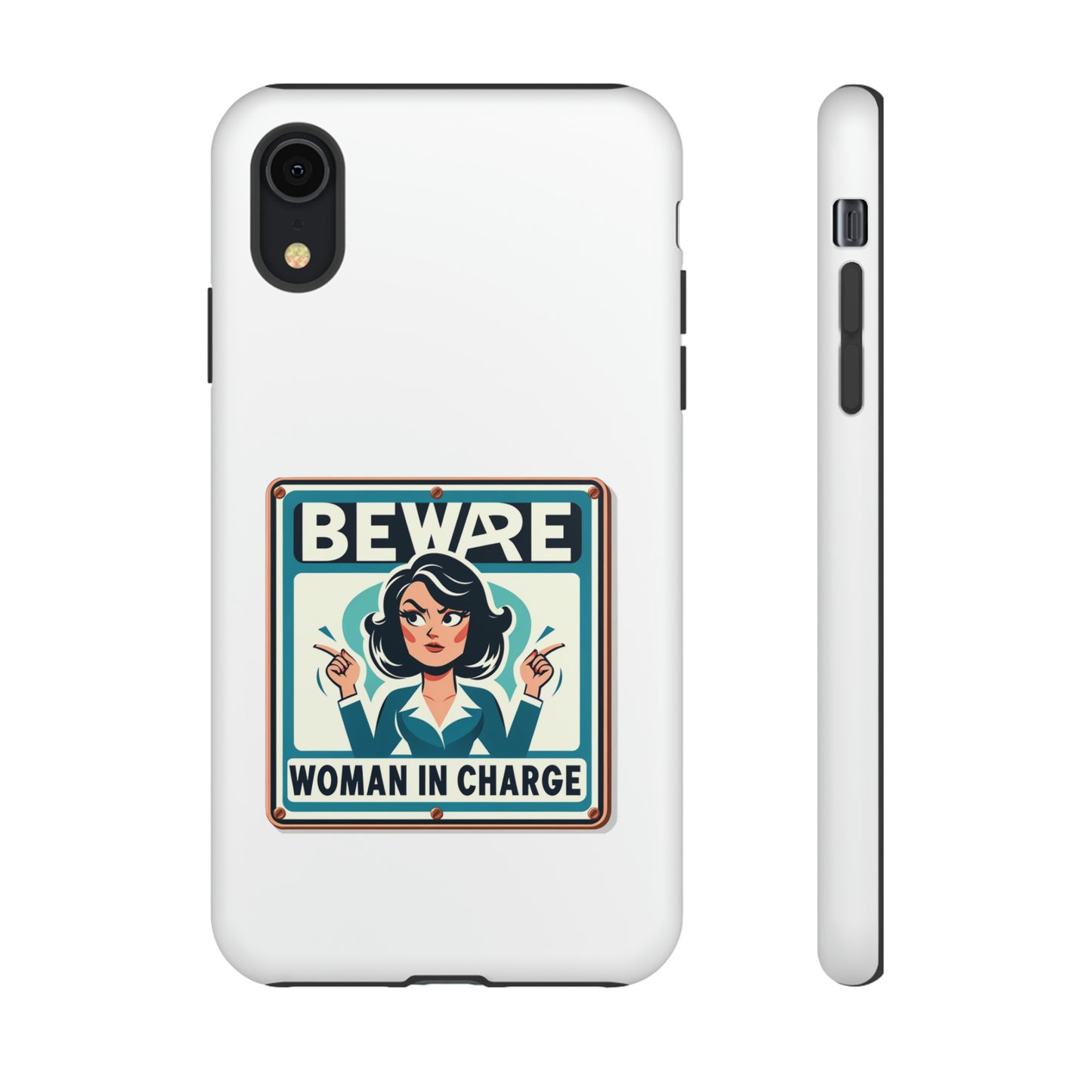 Woman In Charge (Retro 70s - White) - Tough Cases