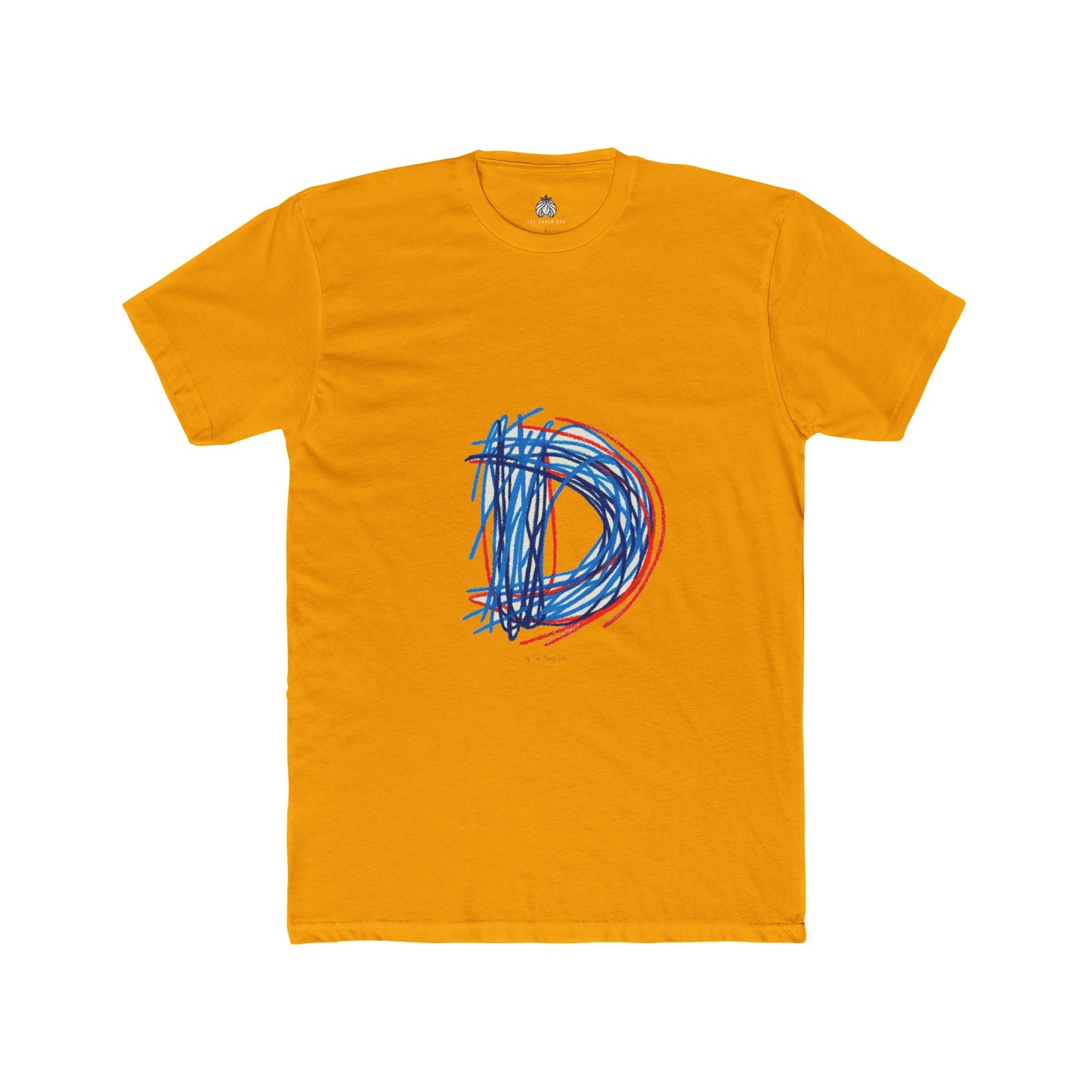 Scribbles (Letter D) T-Shirt - Men