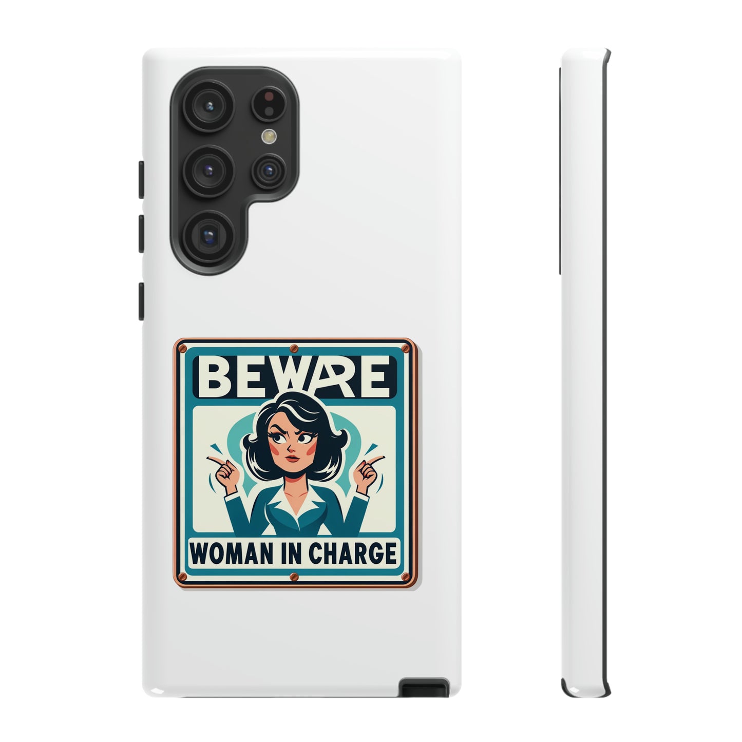 Woman In Charge (Retro 70s - White) - Tough Cases