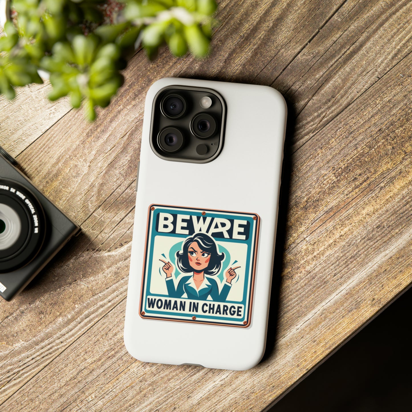 Woman In Charge (Retro 70s - White) - Tough Cases