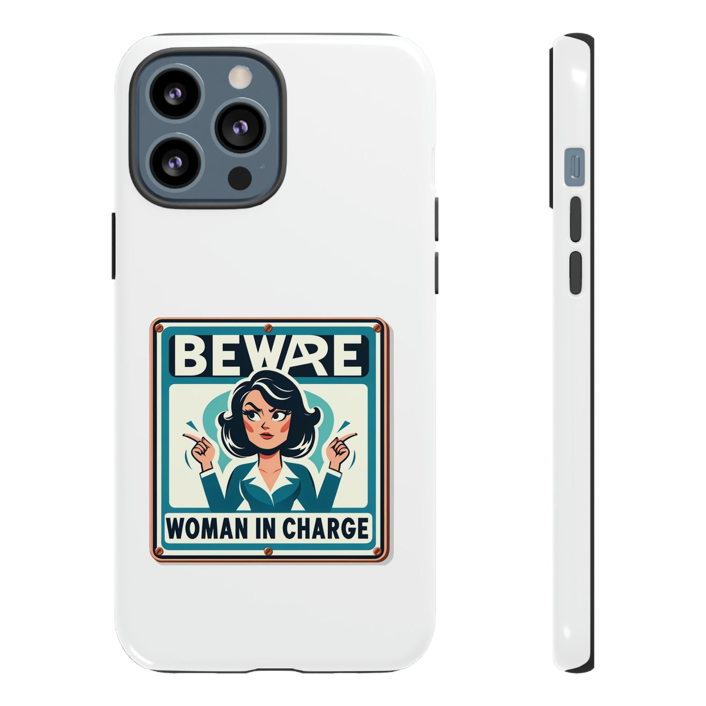Woman In Charge (Retro 70s - White) - Tough Cases