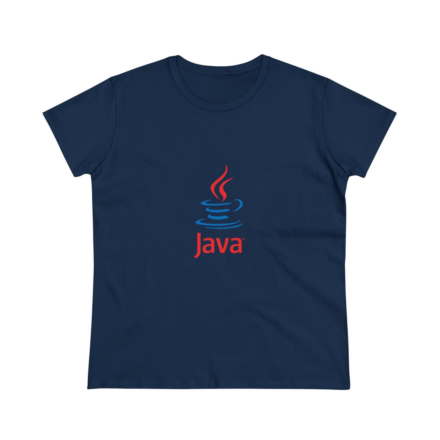 Java Logo T-shirt - Women's Midweight Cotton Tee