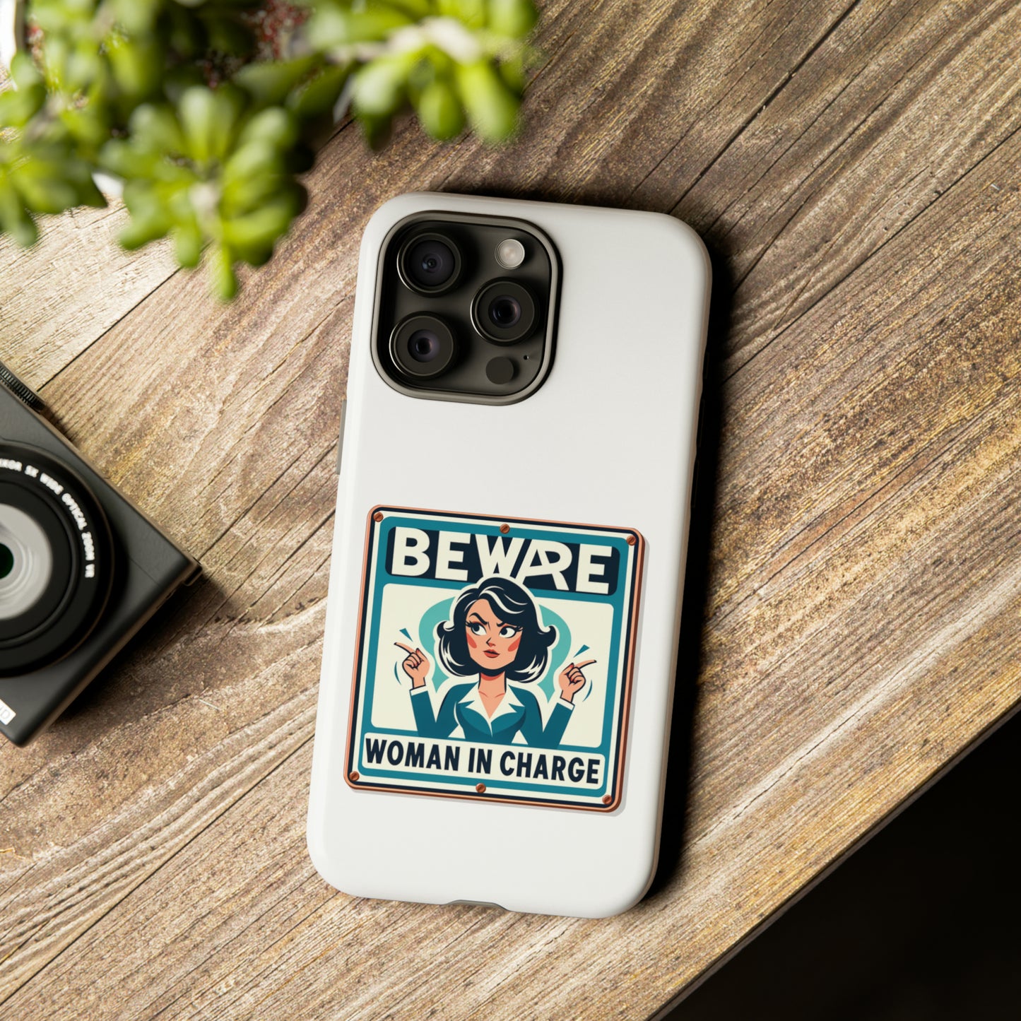 Woman In Charge (Retro 70s - White) - Tough Cases