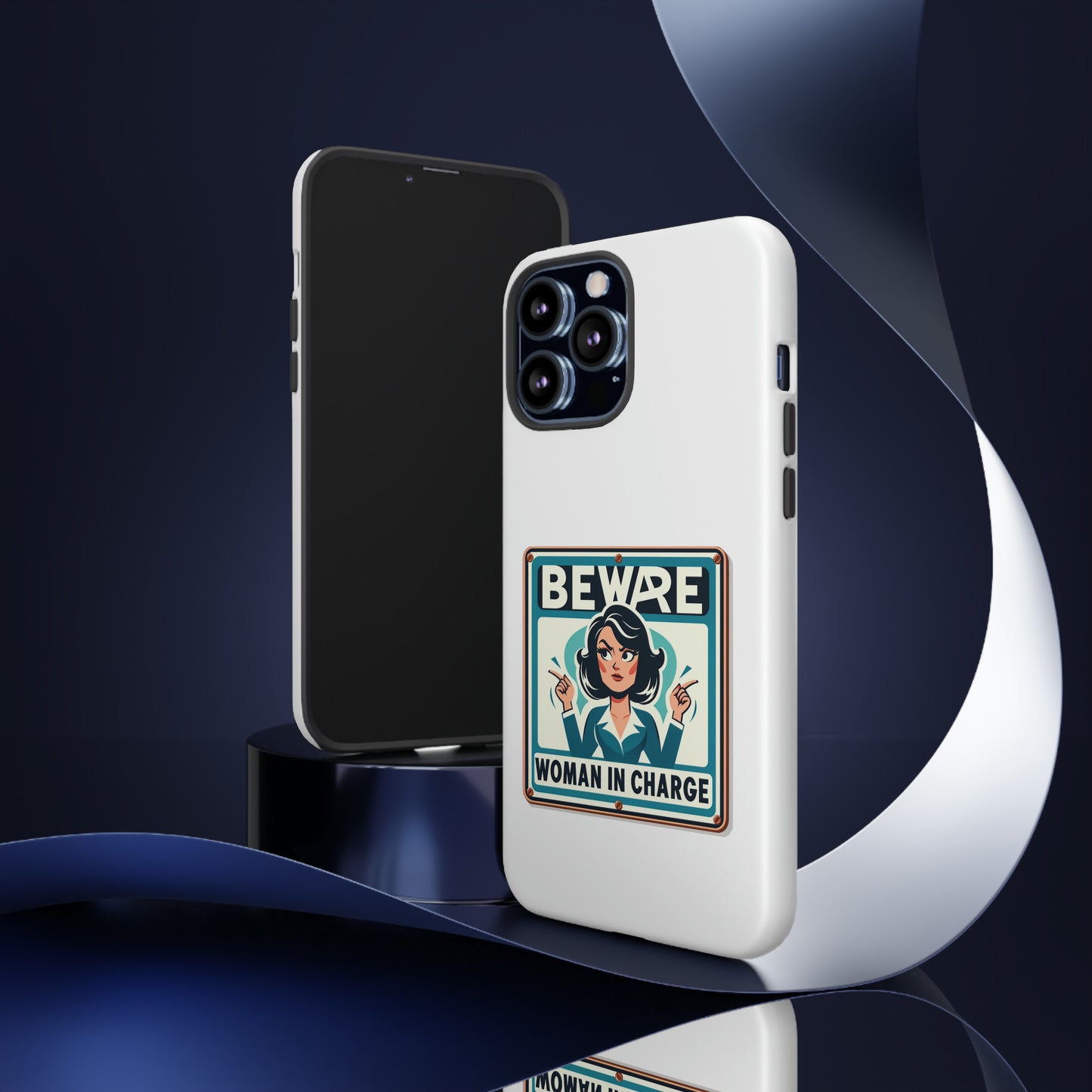 Woman In Charge (Retro 70s - White) - Tough Cases