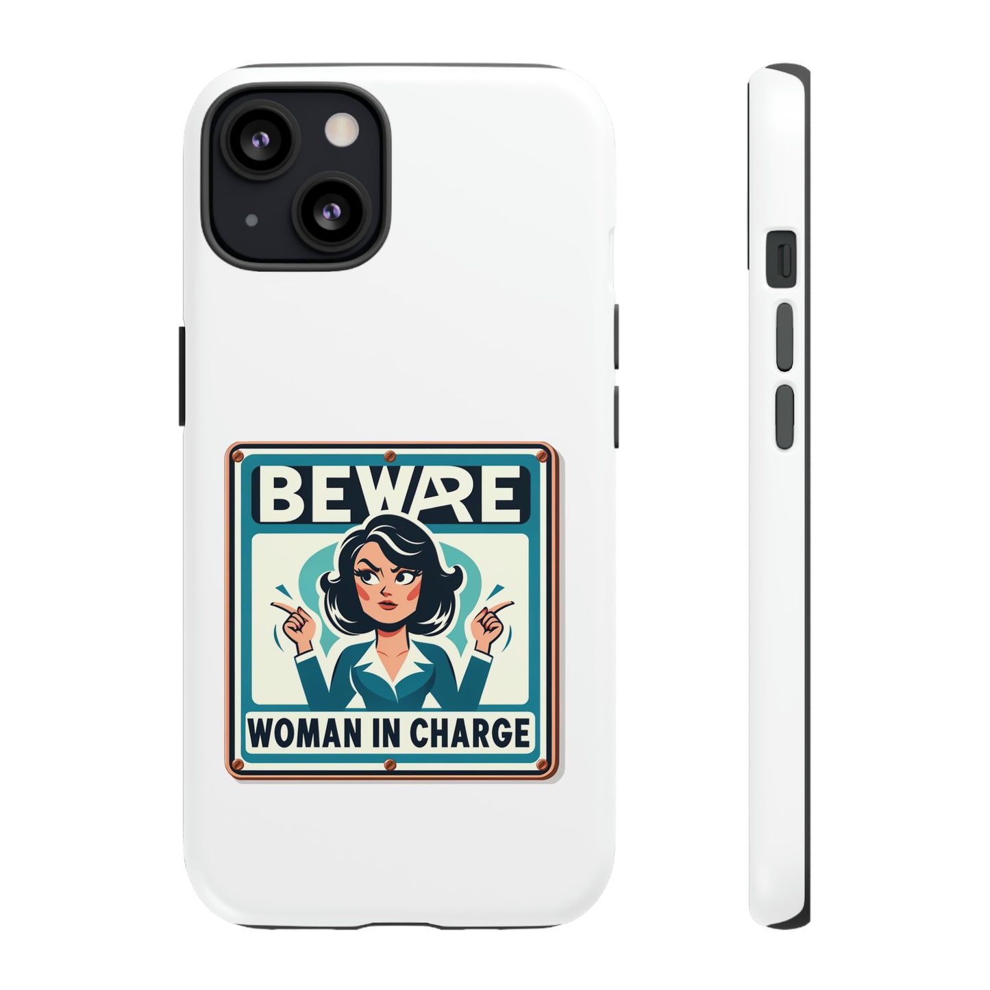 Woman In Charge (Retro 70s - White) - Tough Cases