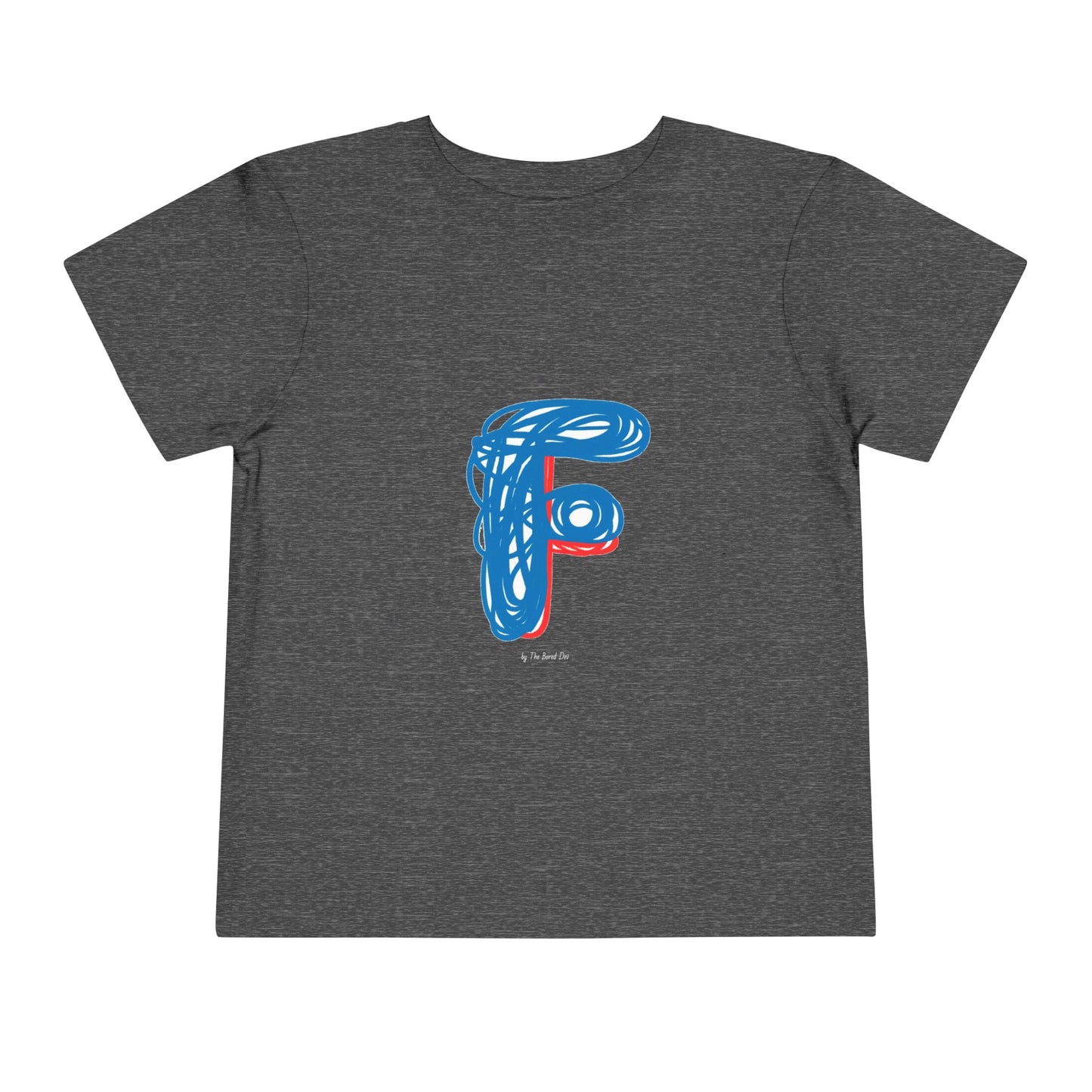 Scribbles (Letter F) T-Shirt - Toddler Short Sleeve Tee