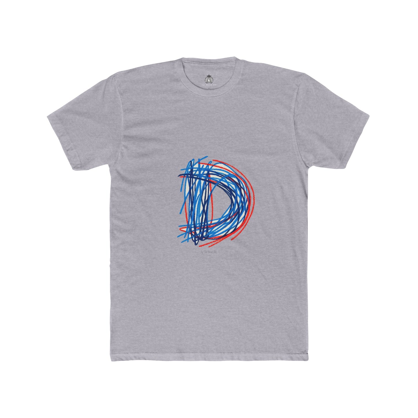 Scribbles (Letter D) T-Shirt - Men
