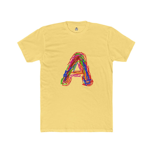 Scribbles (Letter A) T-Shirt - Men