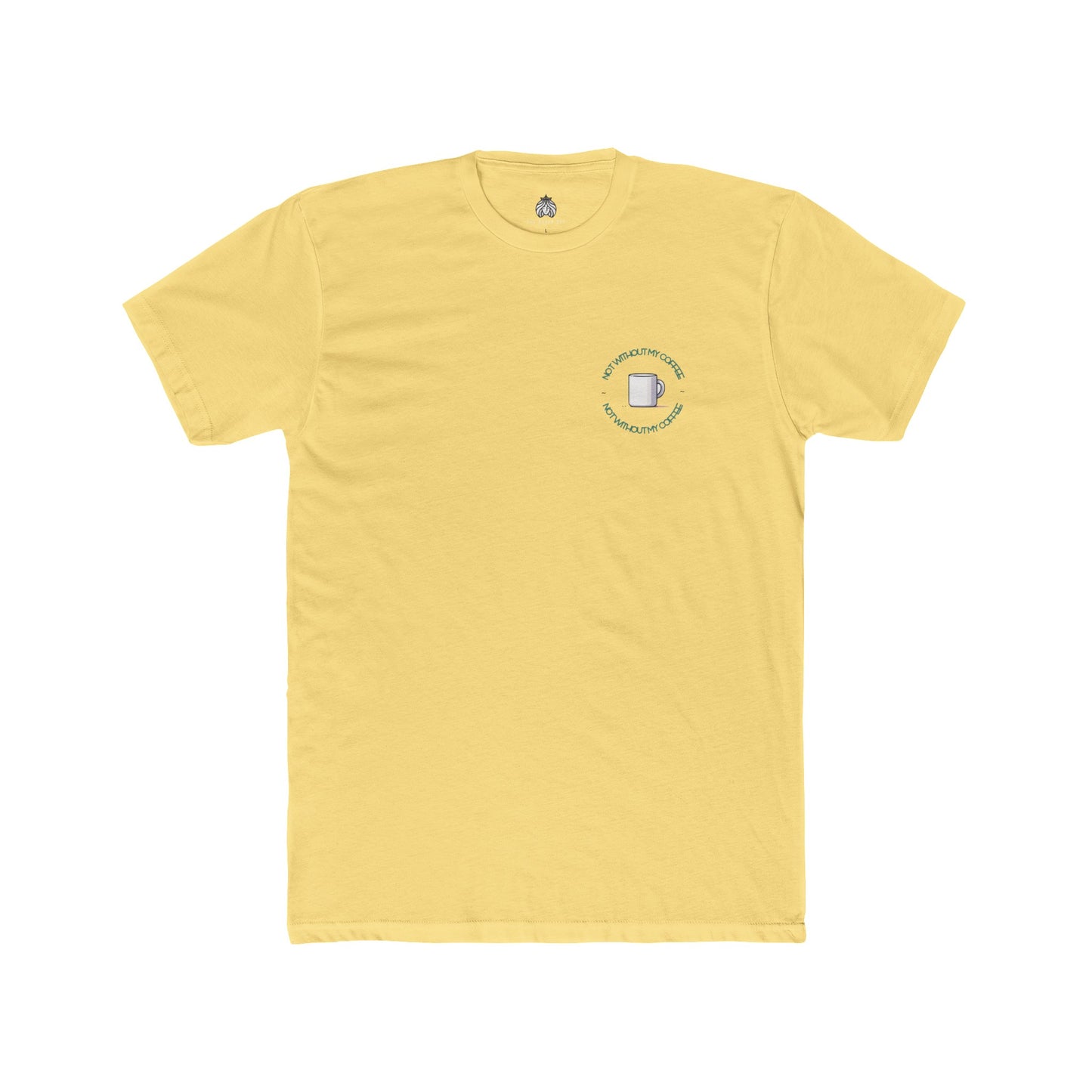Not Without My Coffee T-Shirt - Green (Left) - Men