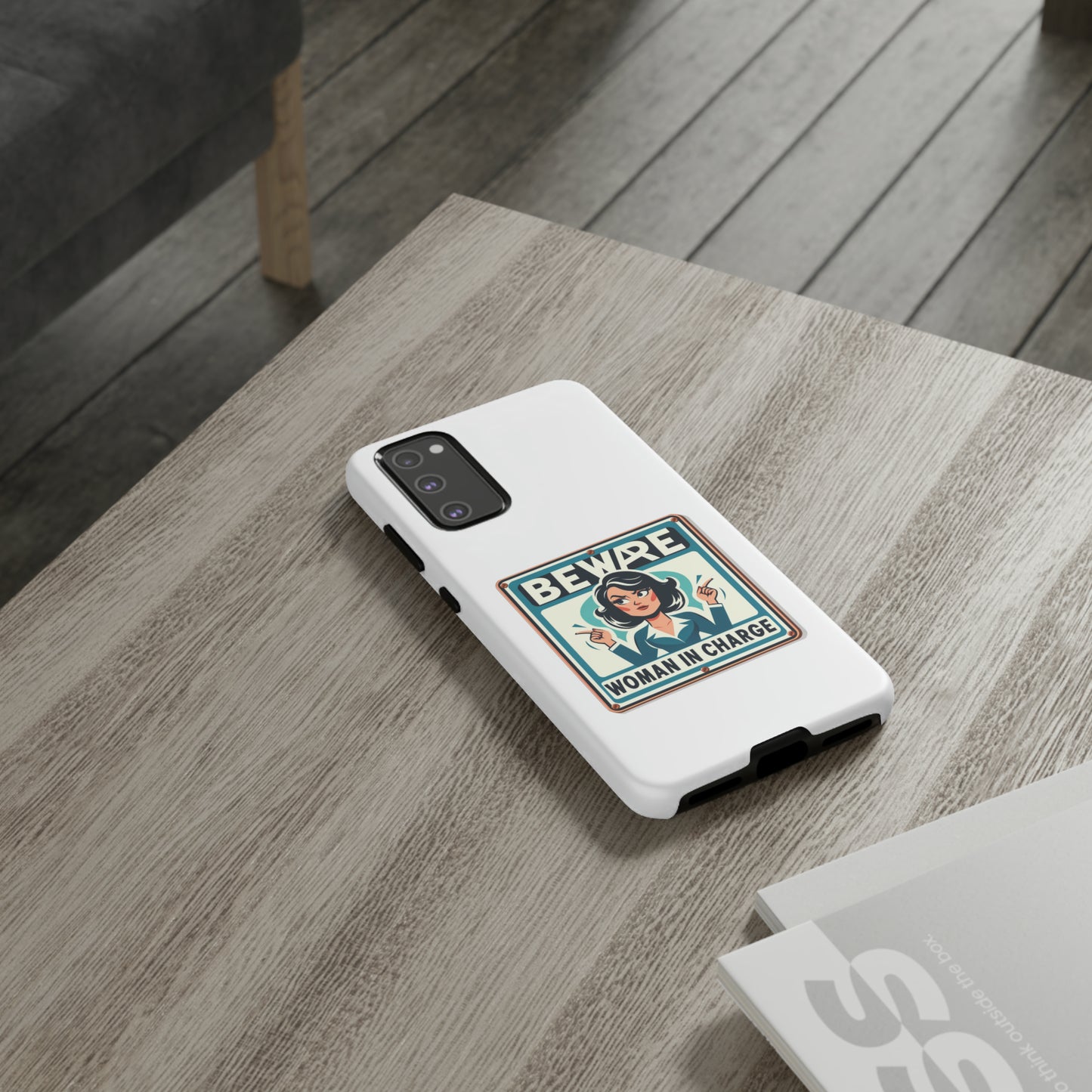 Woman In Charge (Retro 70s - White) - Tough Cases