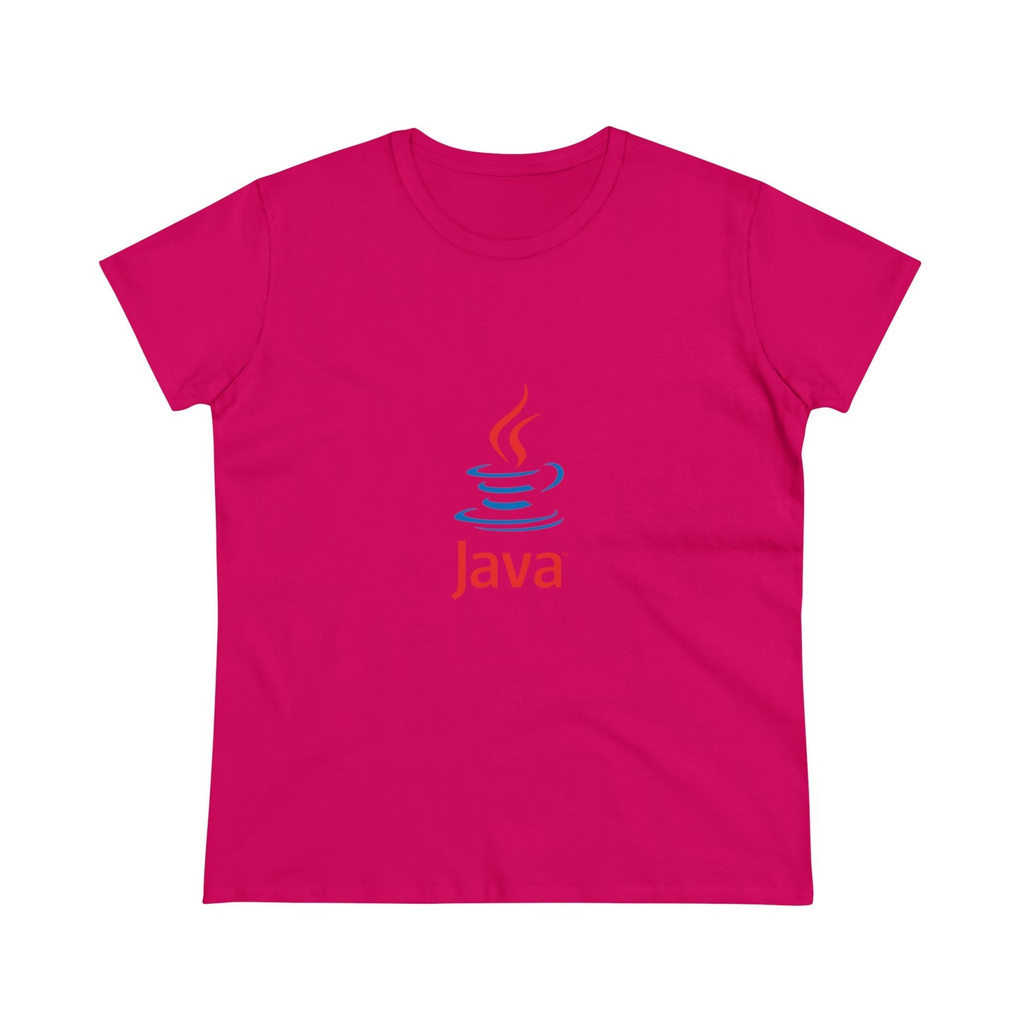 Java Logo T-shirt - Women's Midweight Cotton Tee