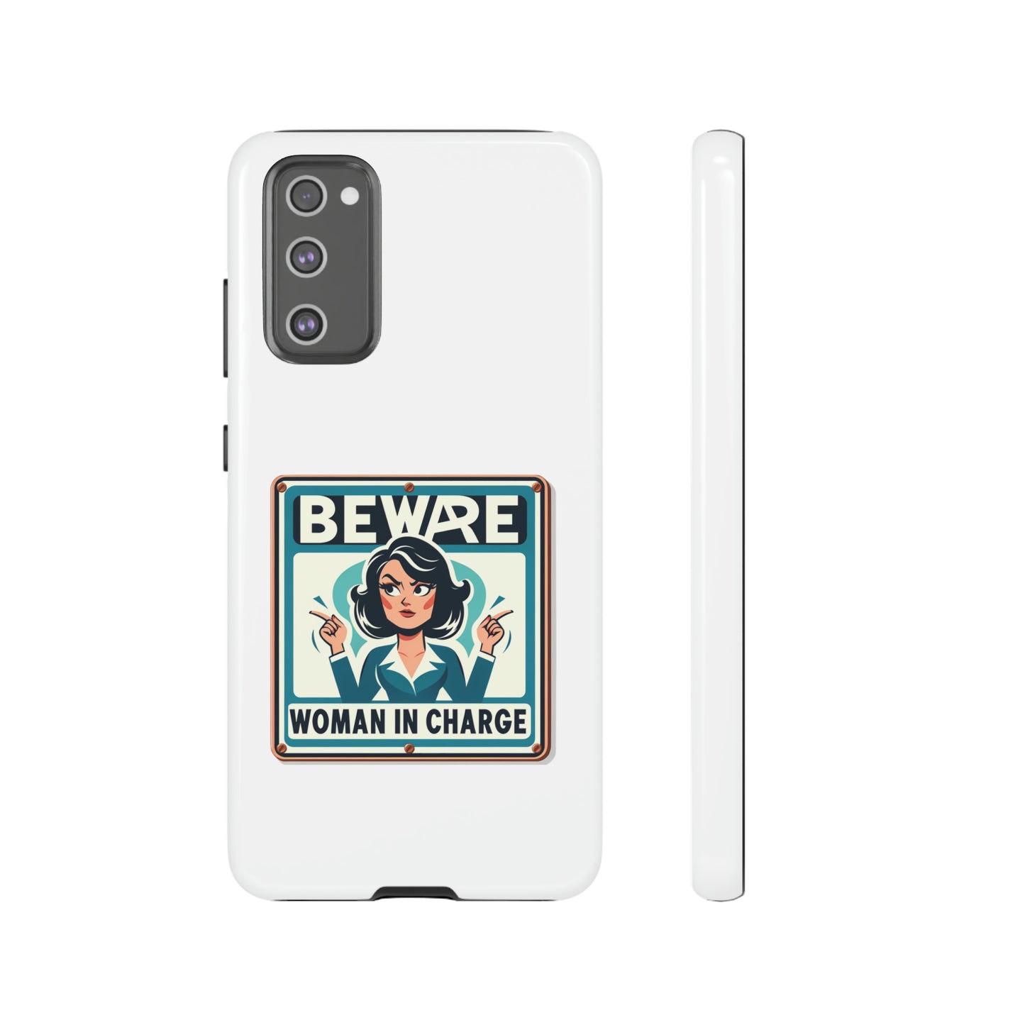 Woman In Charge (Retro 70s - White) - Tough Cases