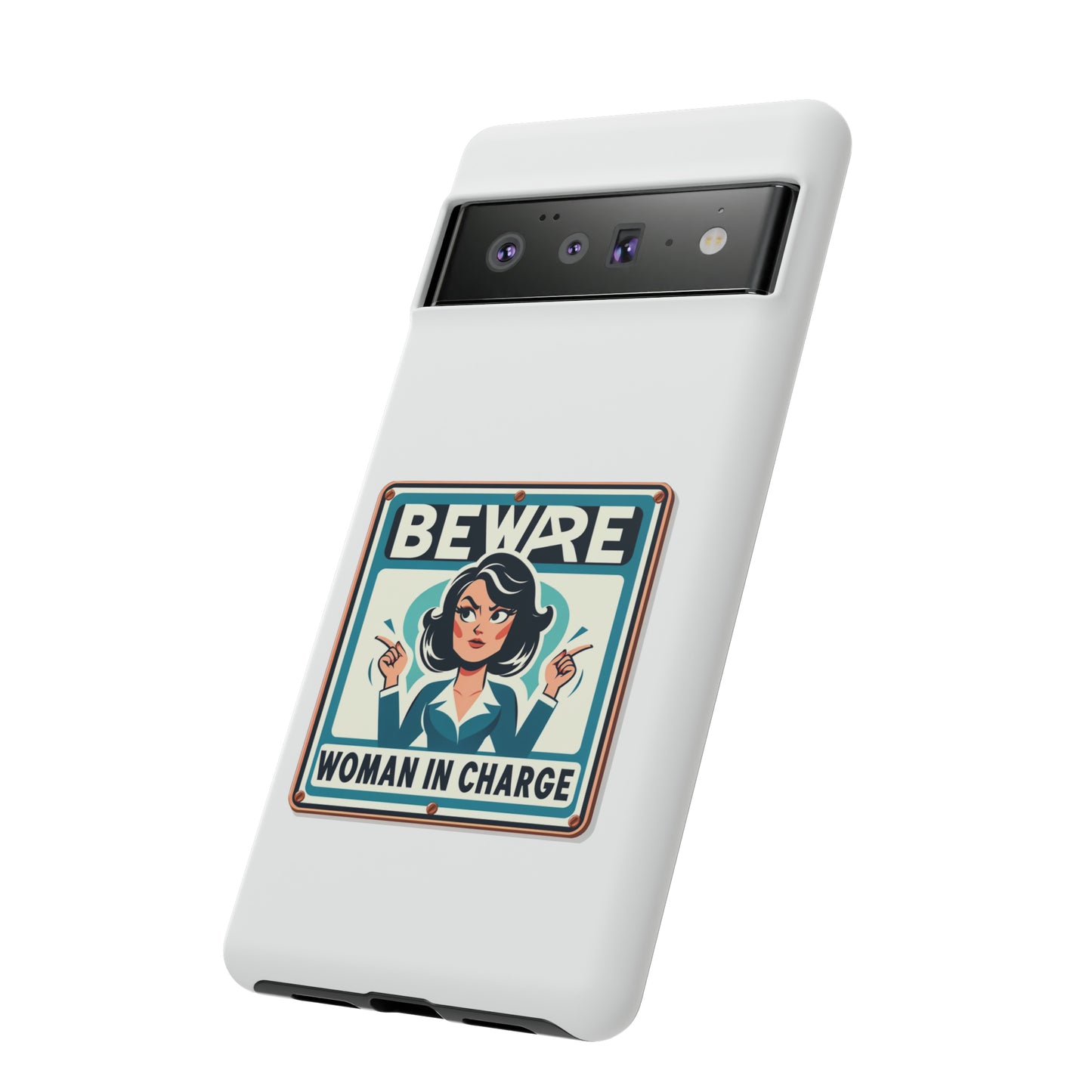 Woman In Charge (Retro 70s - White) - Tough Cases