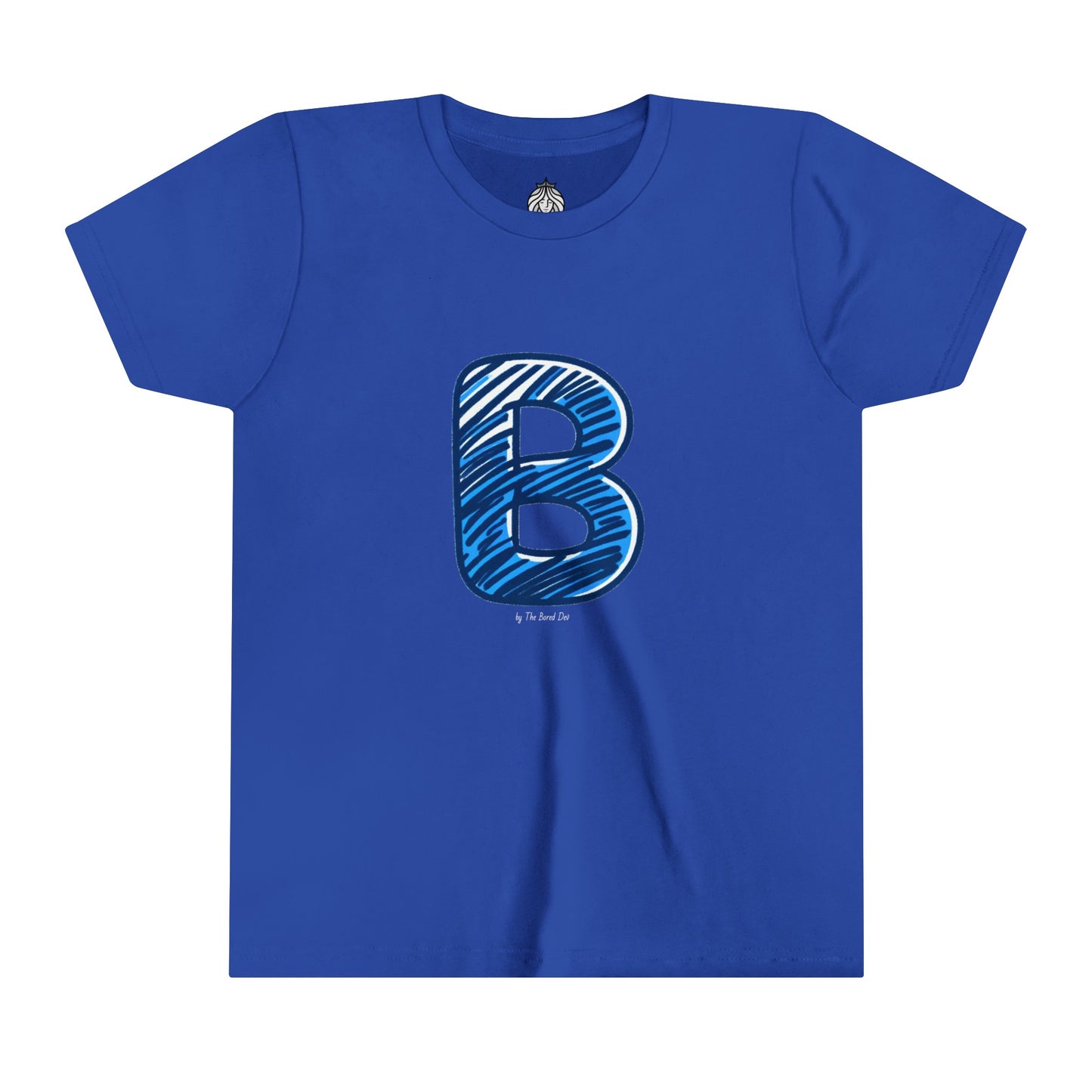 Scribbles (Letter B) T-Shirt - Youth Short Sleeve Tee