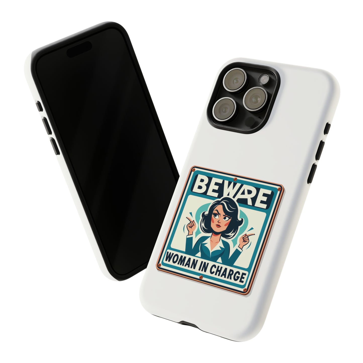 Woman In Charge (Retro 70s - White) - Tough Cases