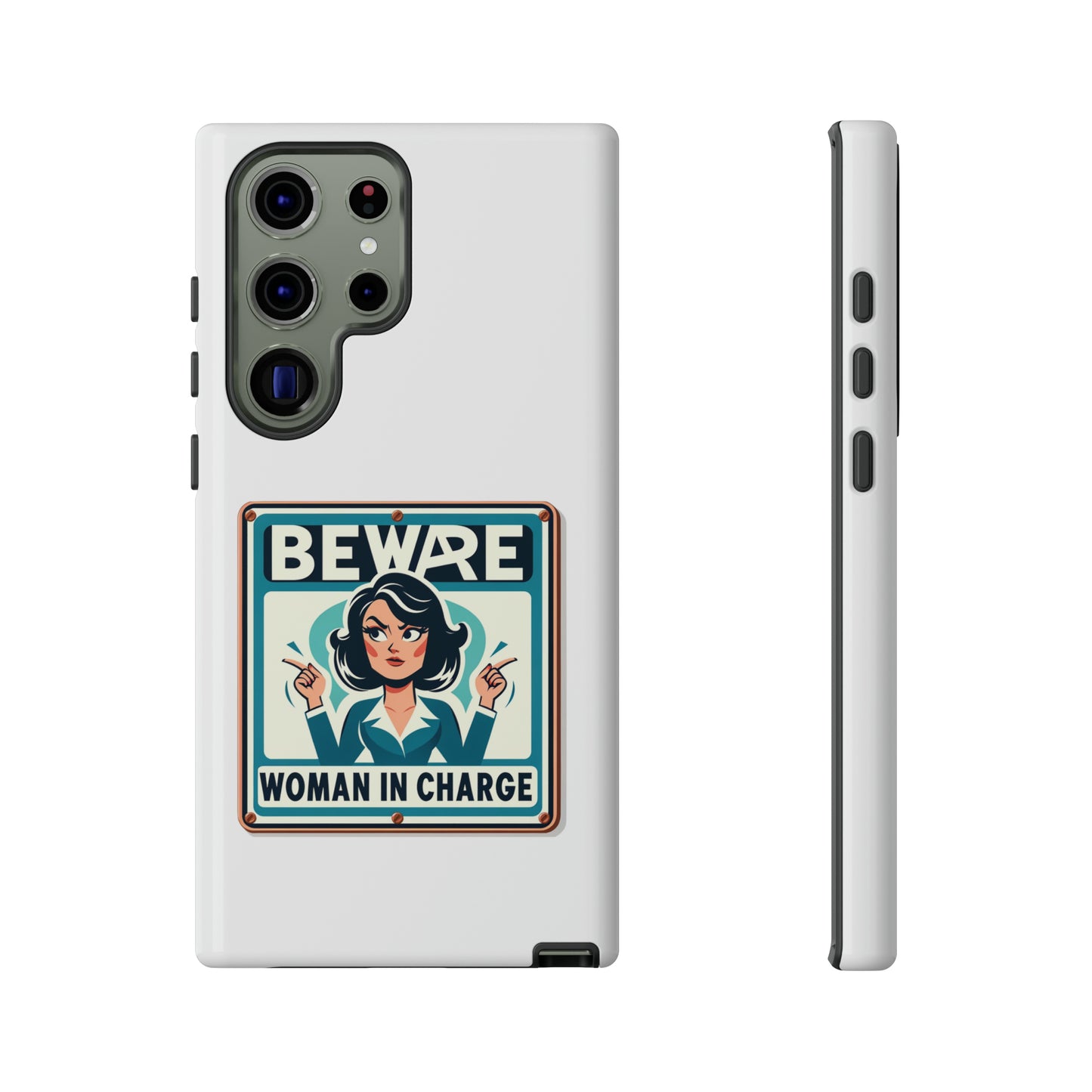 Woman In Charge (Retro 70s - White) - Tough Cases