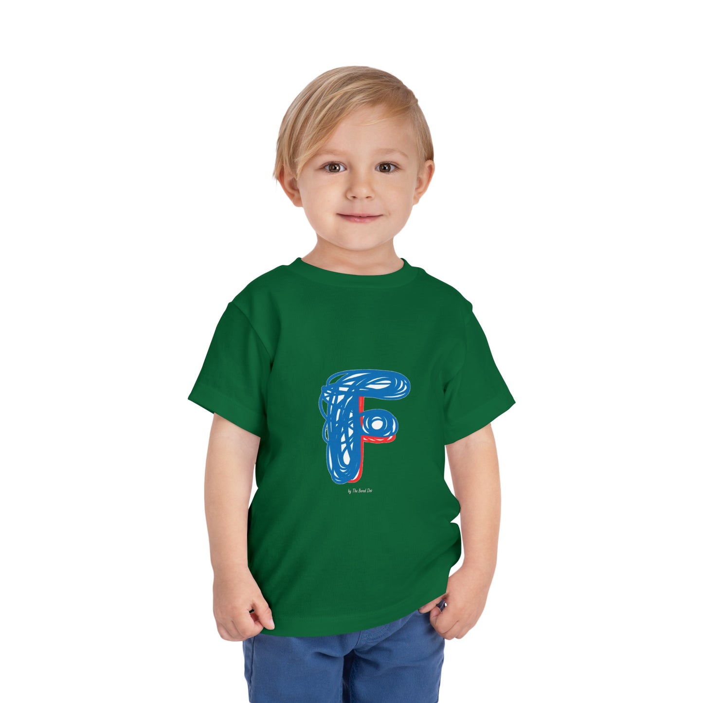 Scribbles (Letter F) T-Shirt - Toddler Short Sleeve Tee