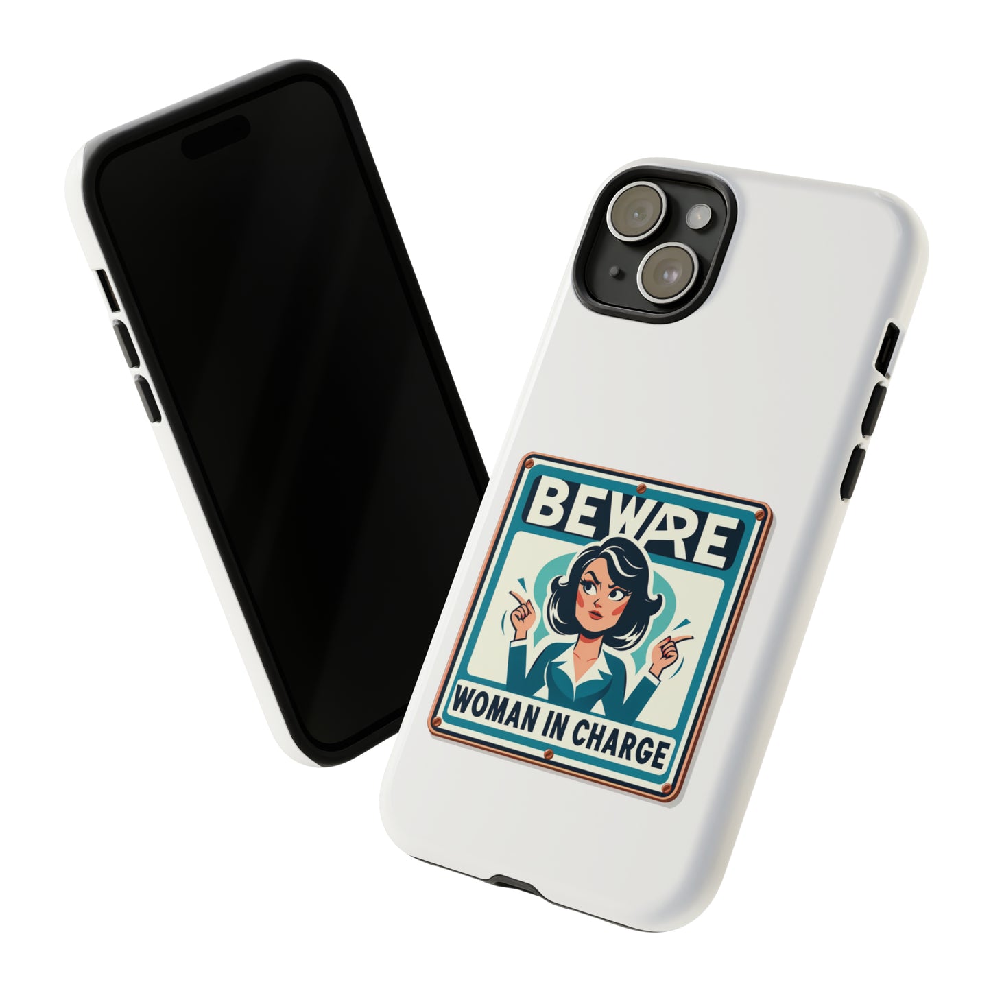 Woman In Charge (Retro 70s - White) - Tough Cases