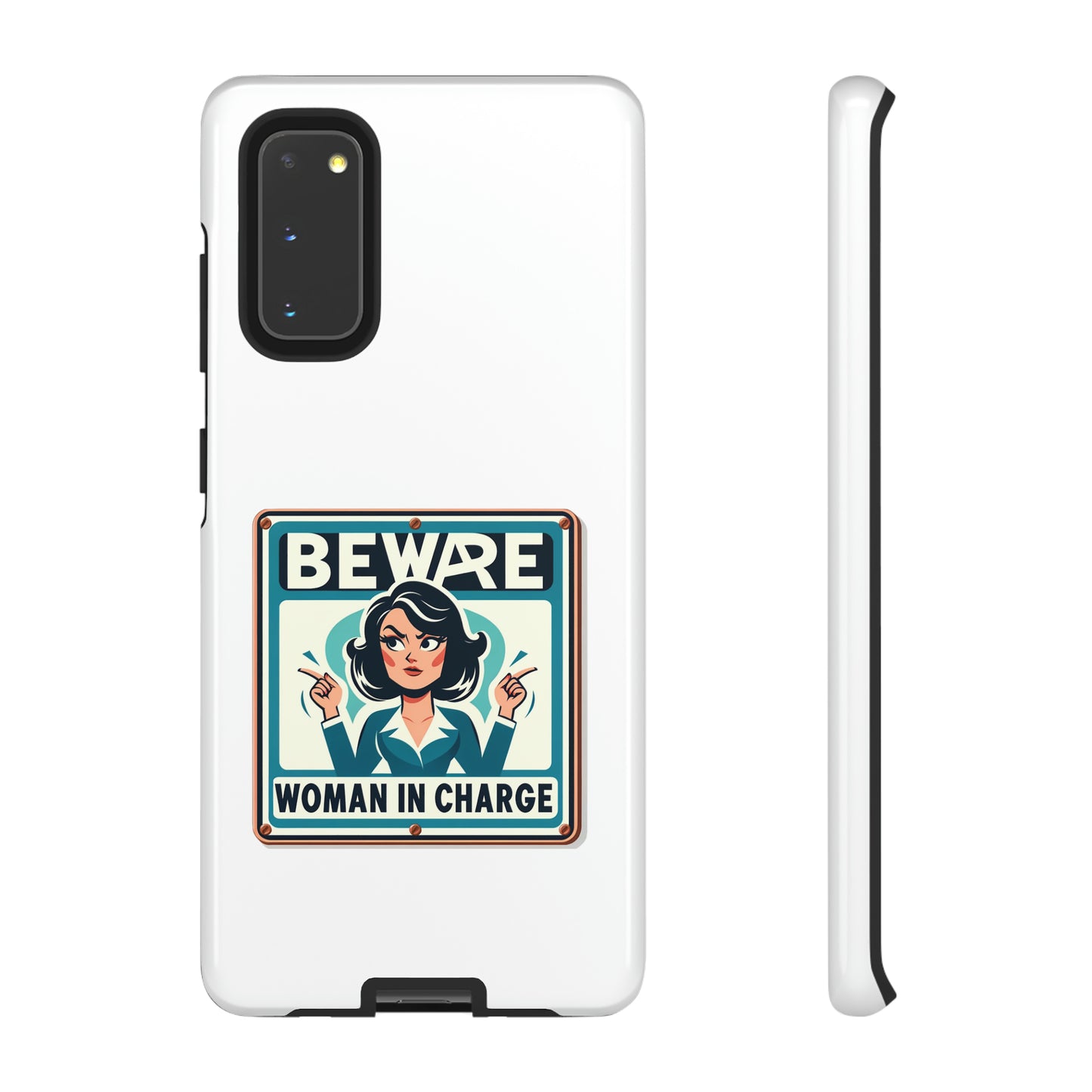 Woman In Charge (Retro 70s - White) - Tough Cases