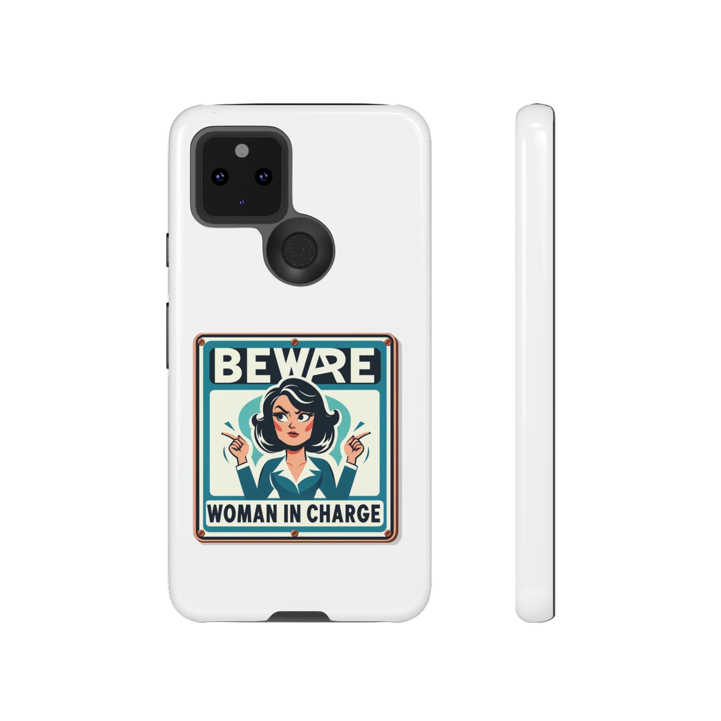 Woman In Charge (Retro 70s - White) - Tough Cases