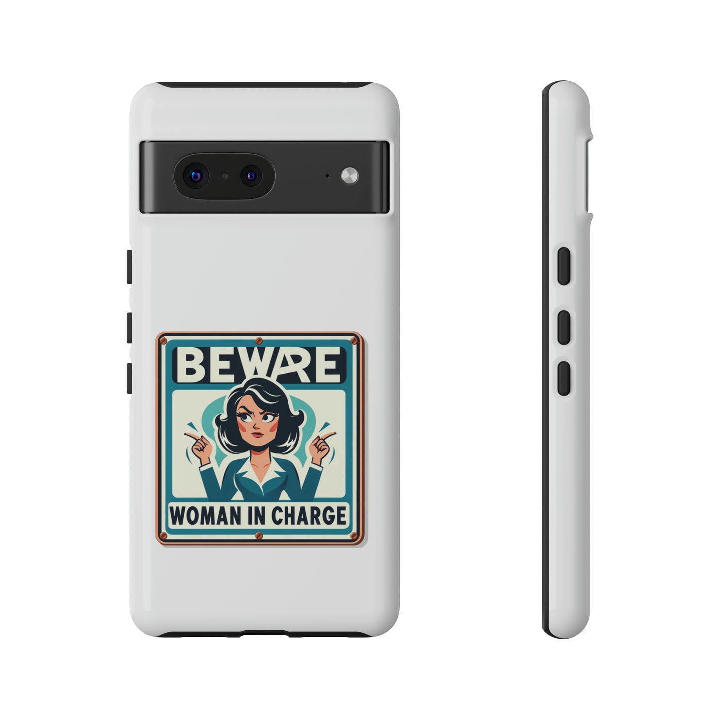 Woman In Charge (Retro 70s - White) - Tough Cases