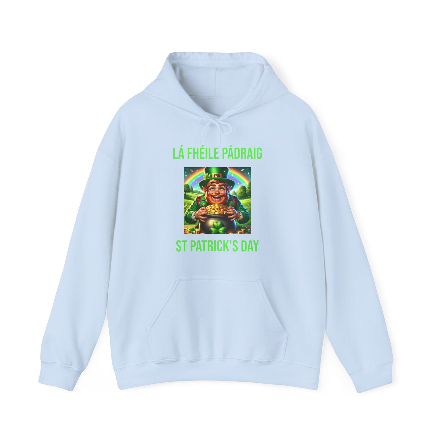 Lá fhéile Pádraig/St Patrick's Day - Unisex Heavy Blend™ Hooded Sweatshirt