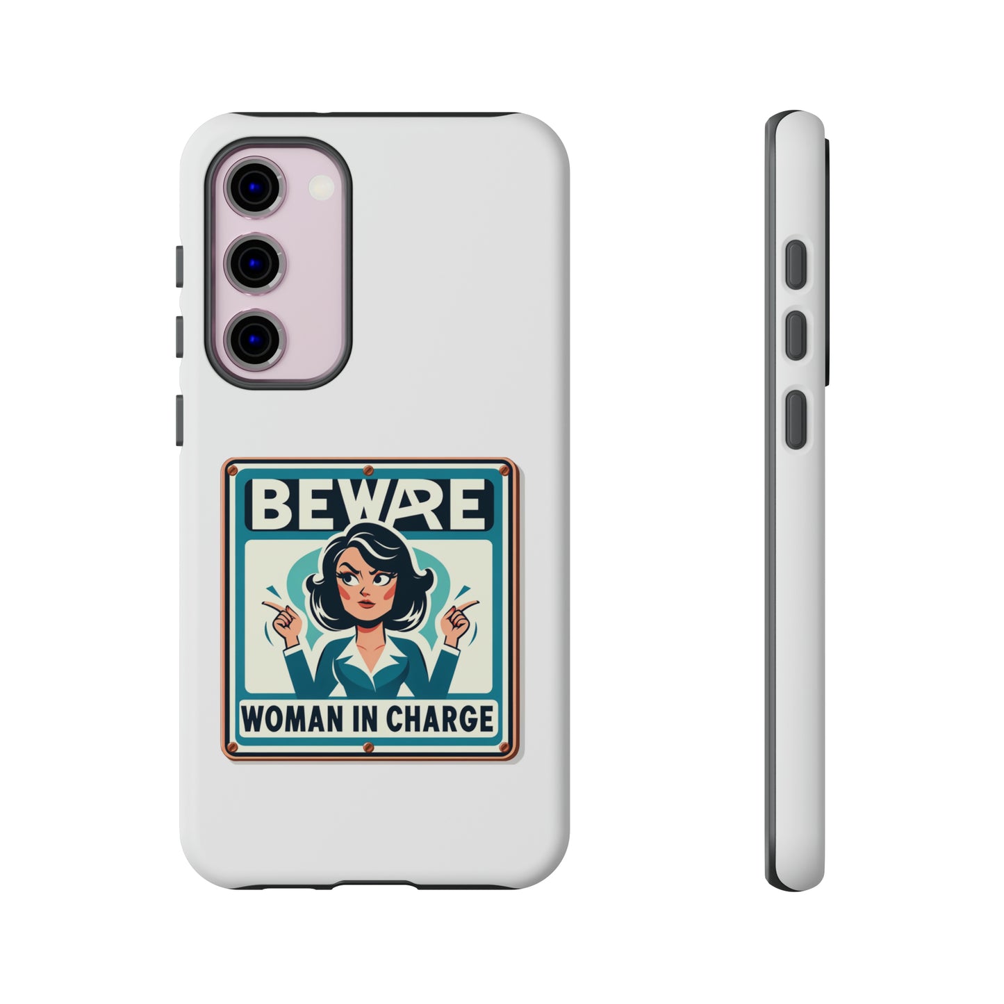 Woman In Charge (Retro 70s - White) - Tough Cases