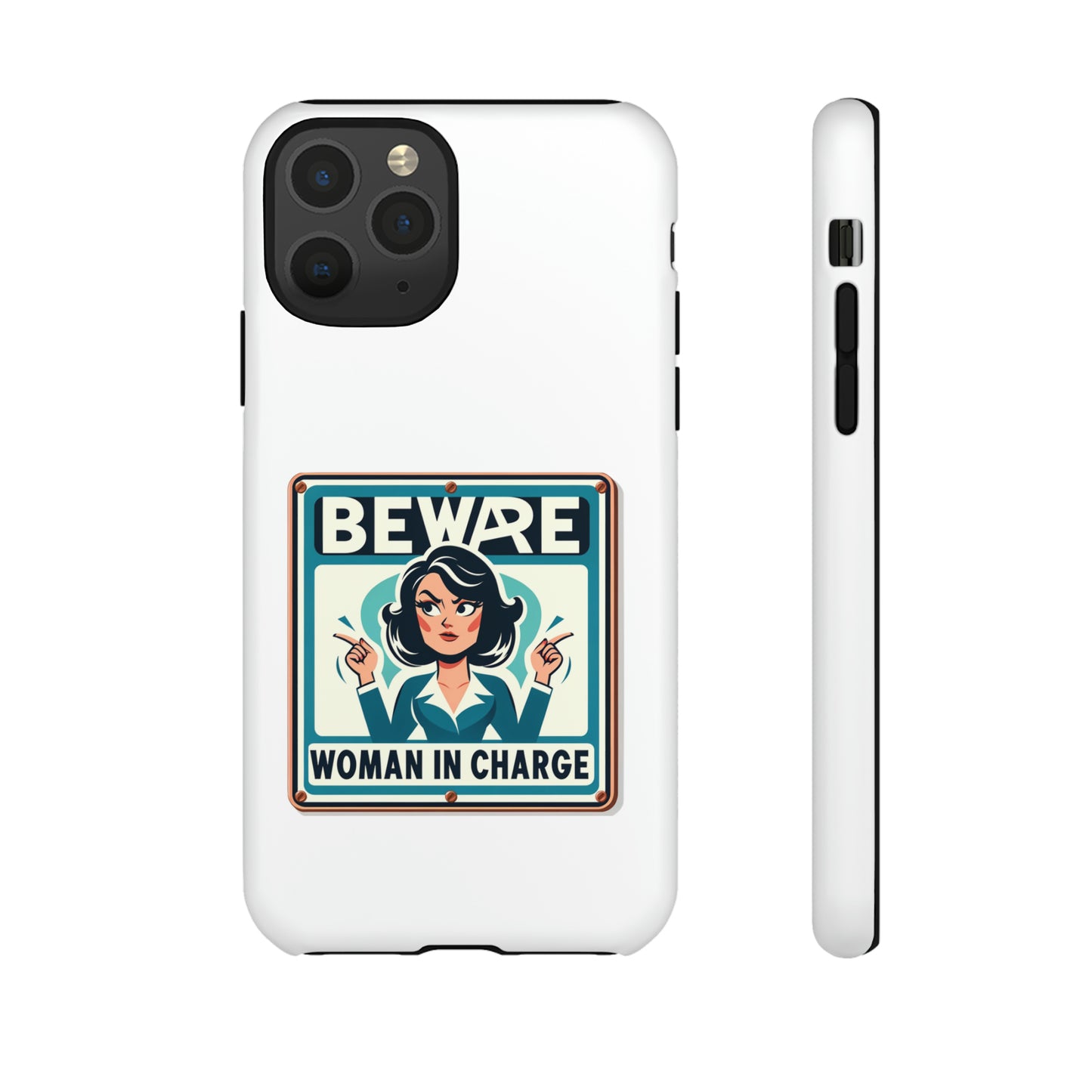 Woman In Charge (Retro 70s - White) - Tough Cases