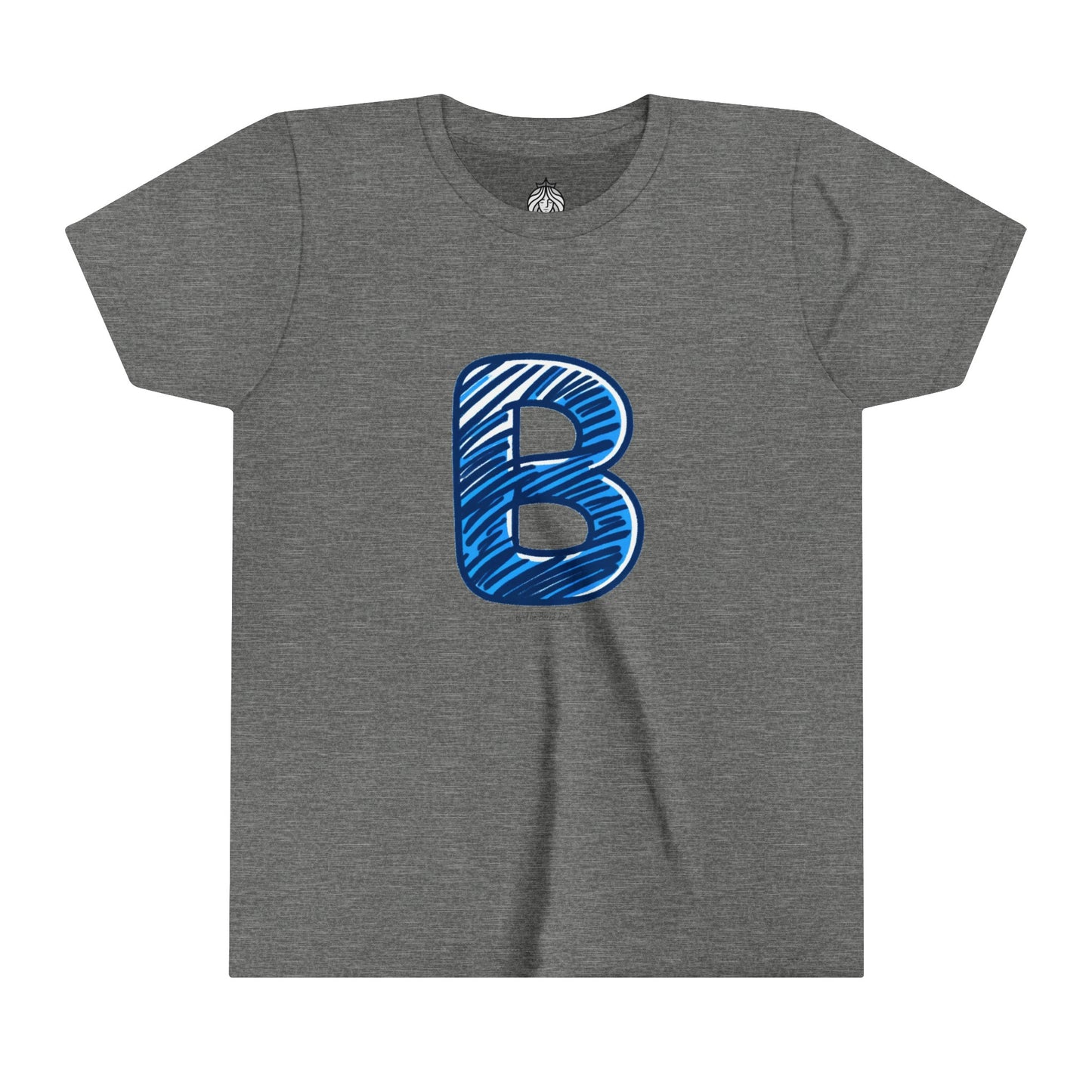 Scribbles (Letter B) T-Shirt - Youth Short Sleeve Tee