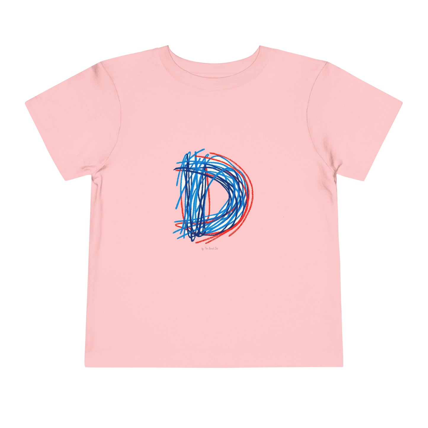 Scribbles (Letter D) T-Shirt - Toddler Short Sleeve Tee