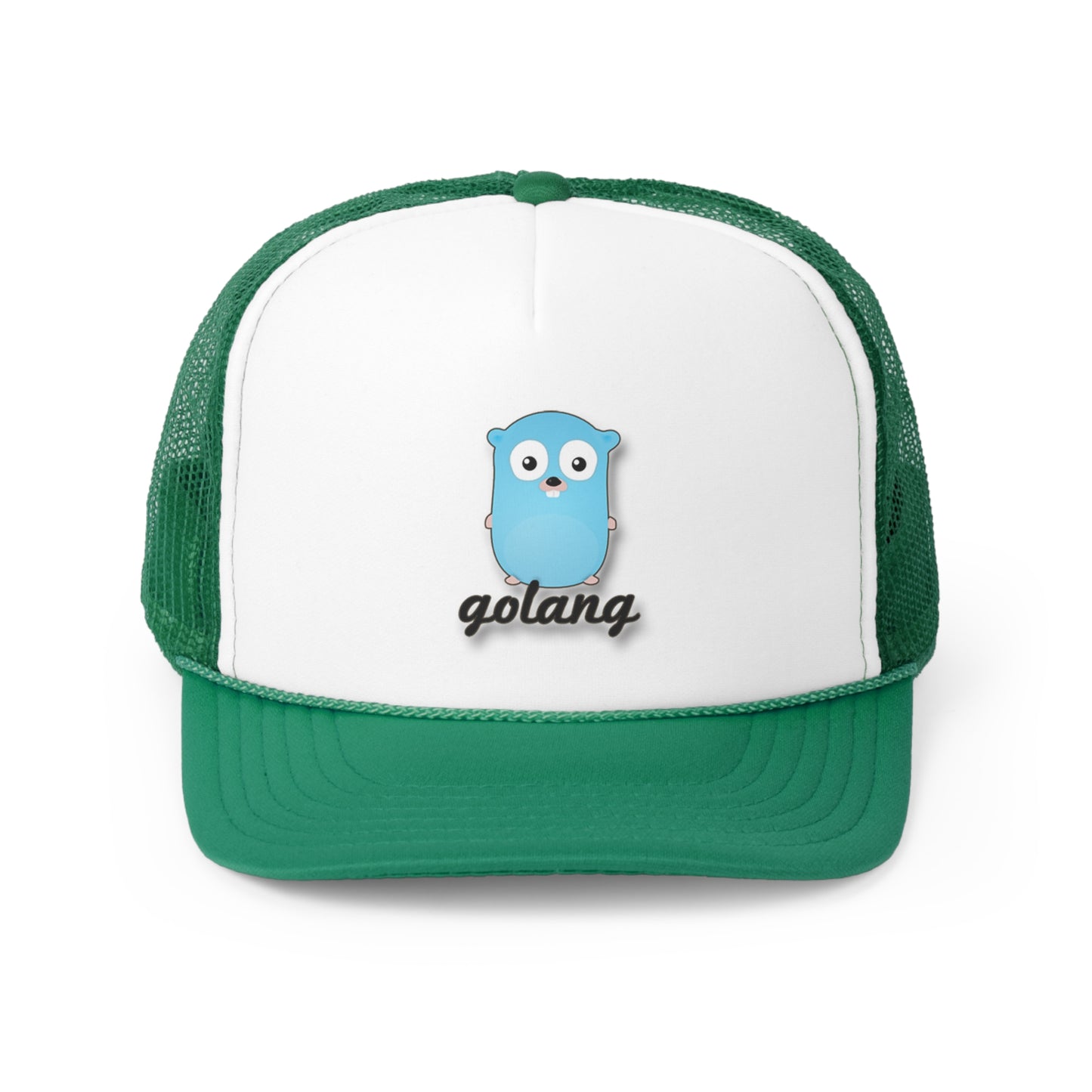 Golang Logo & Text - Trucker Cap