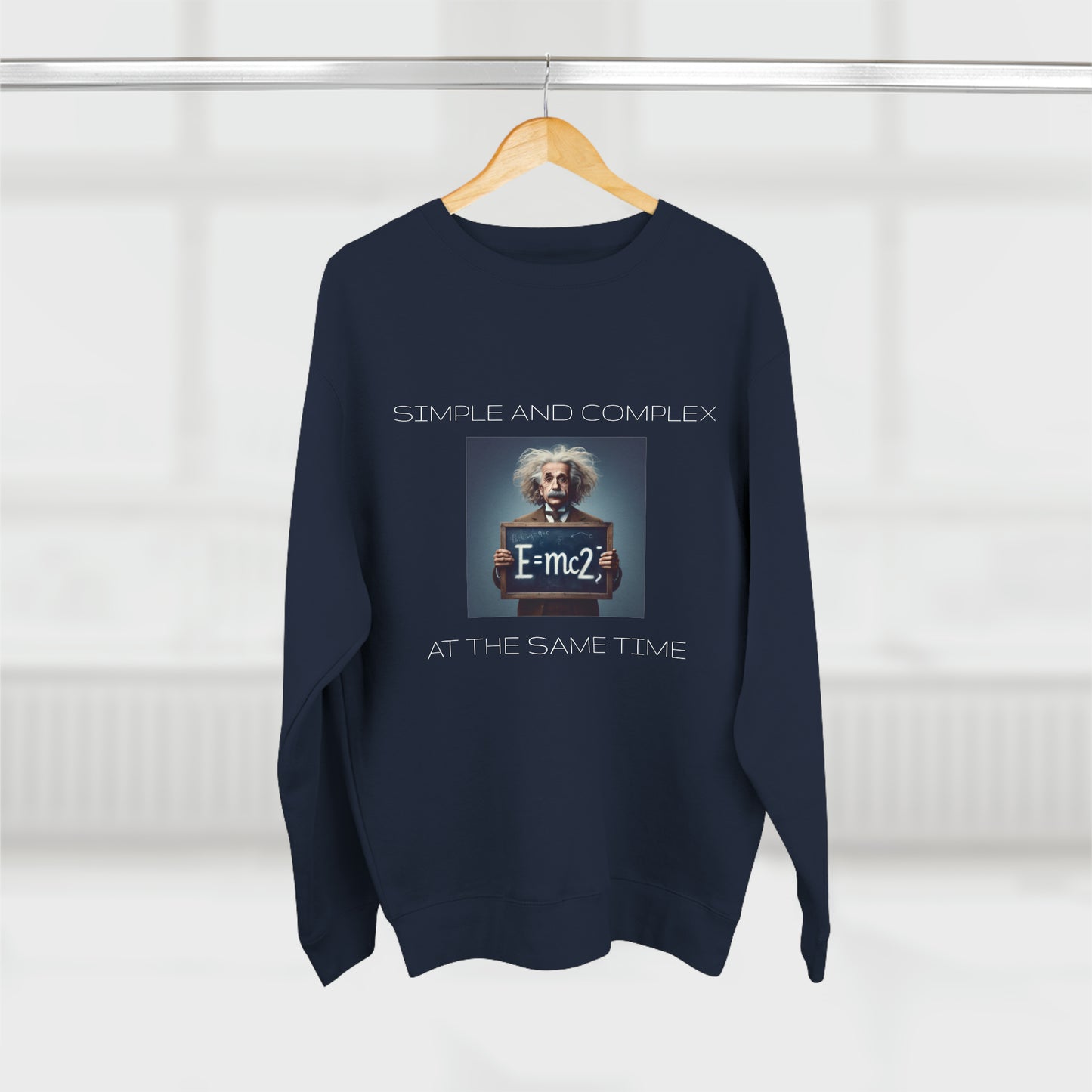 Simple And Complex At The Same Time - Unisex Crewneck Sweatshirt