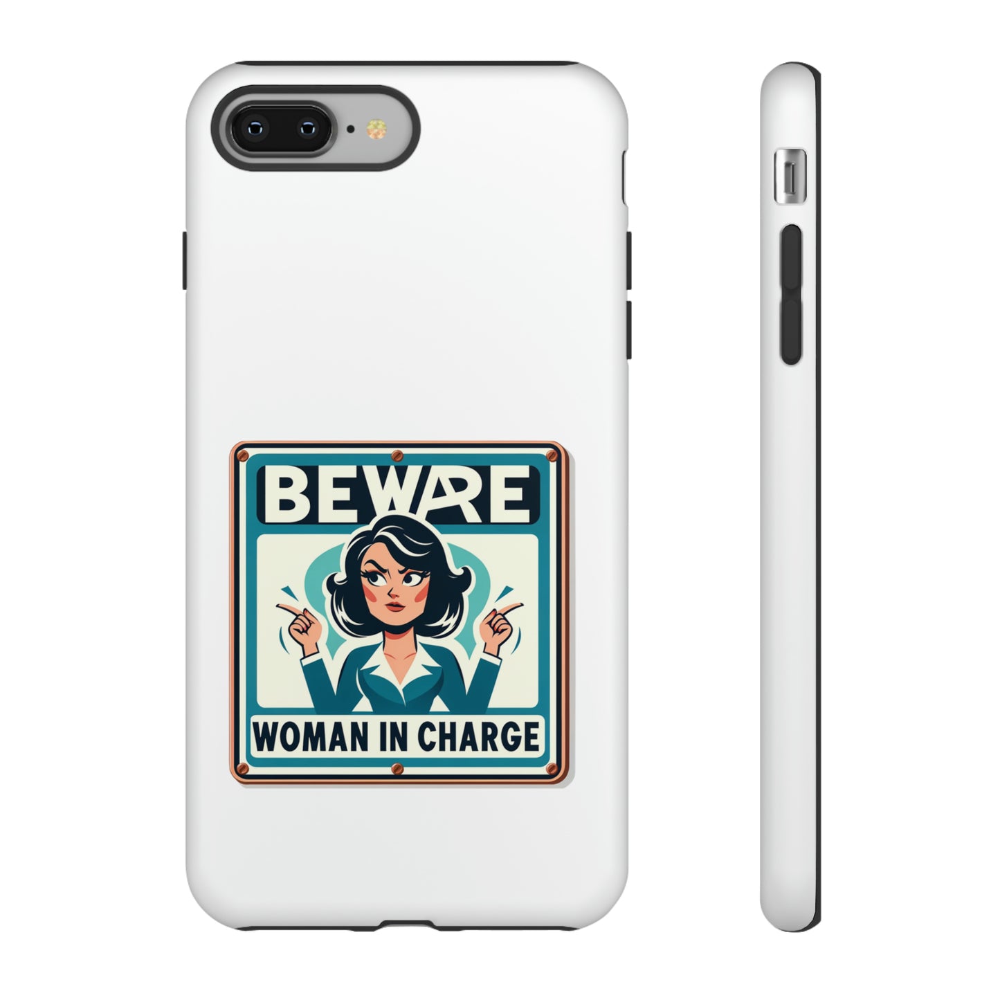 Woman In Charge (Retro 70s - White) - Tough Cases
