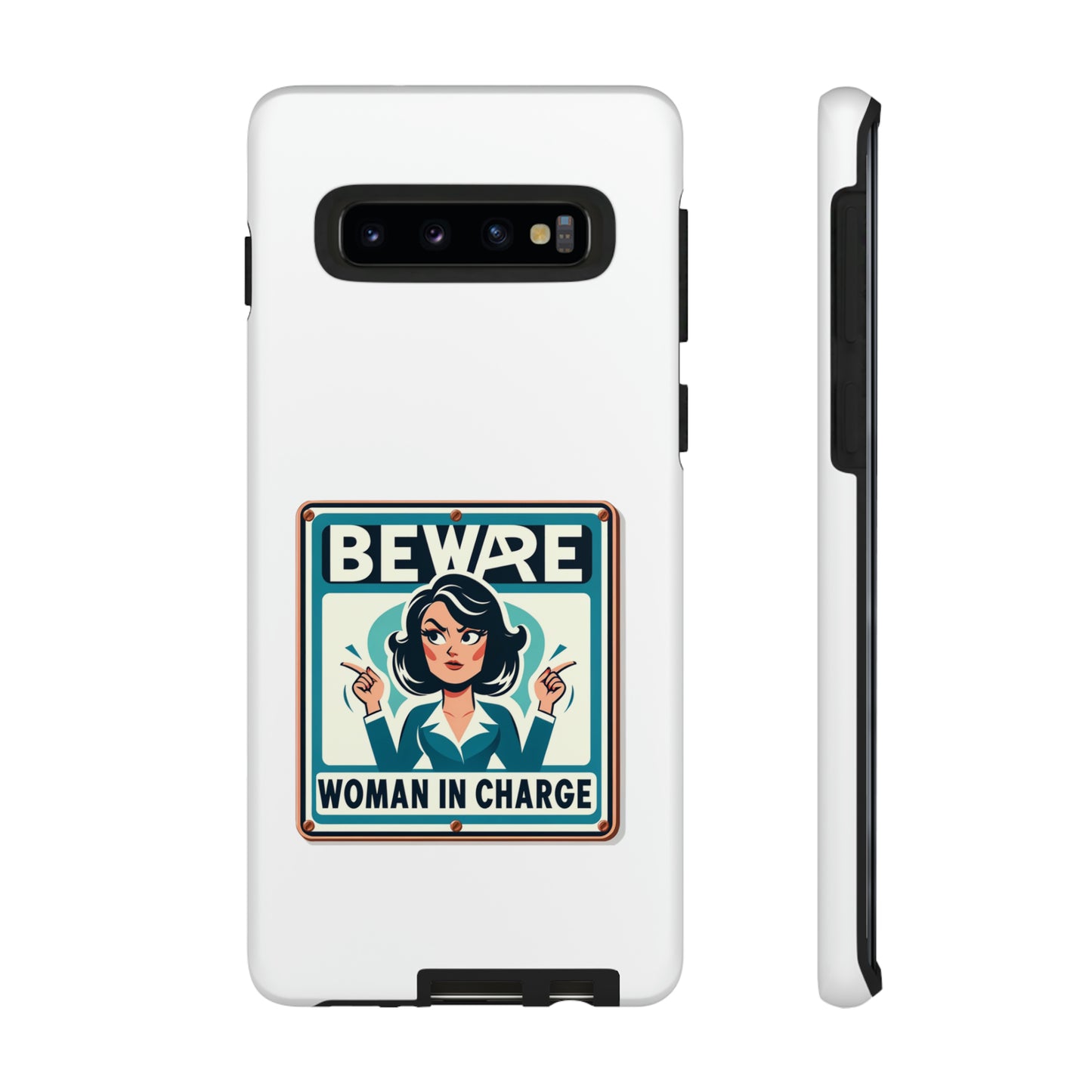 Woman In Charge (Retro 70s - White) - Tough Cases