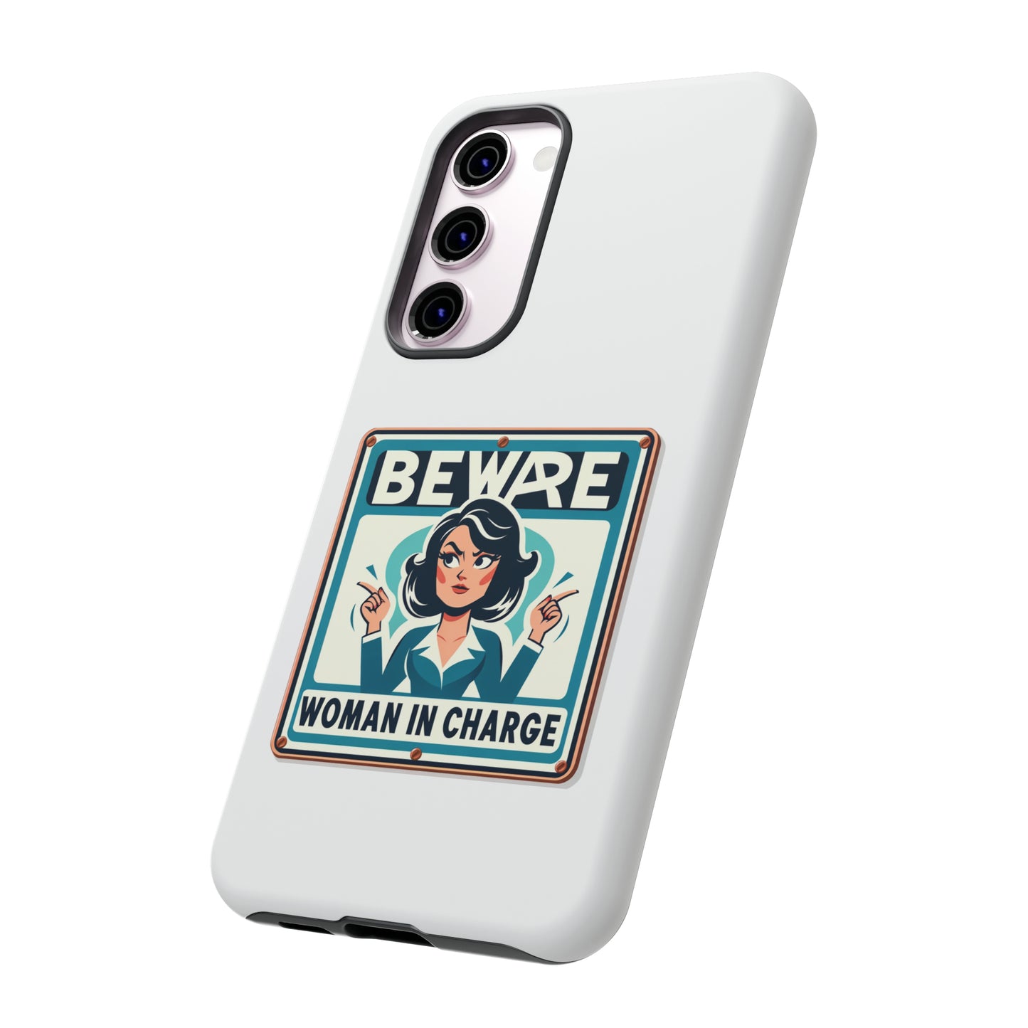Woman In Charge (Retro 70s - White) - Tough Cases