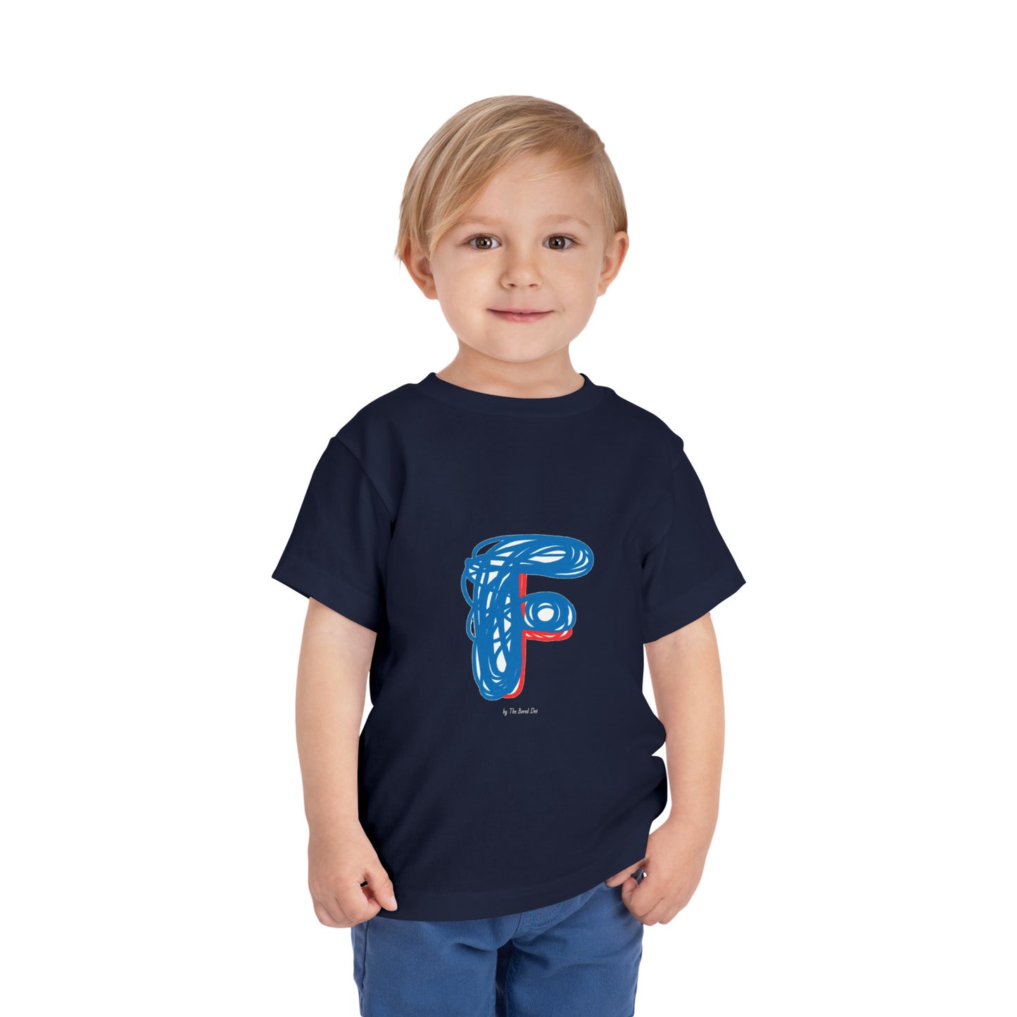 Scribbles (Letter F) T-Shirt - Toddler Short Sleeve Tee