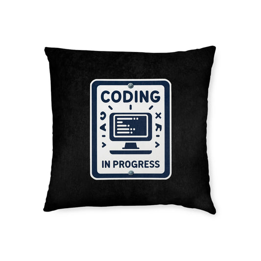 Coding In Progress - Square Pillow