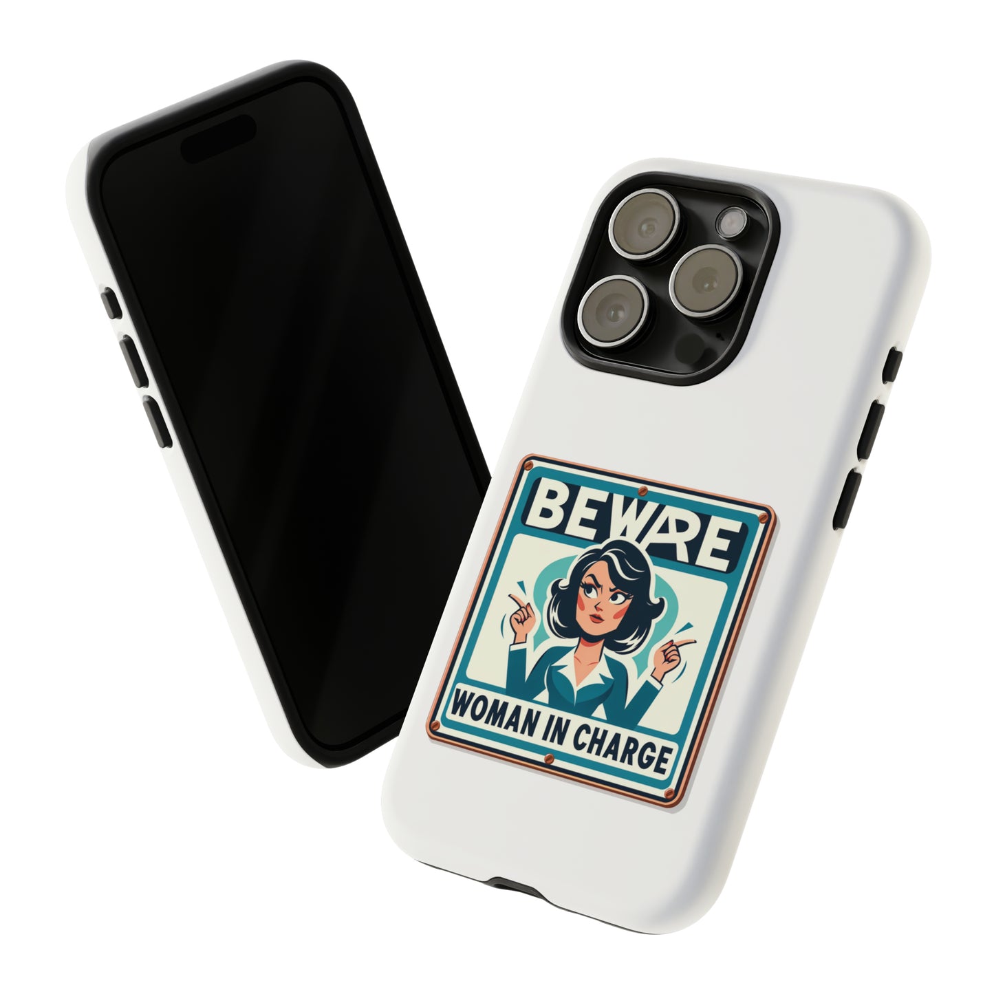 Woman In Charge (Retro 70s - White) - Tough Cases