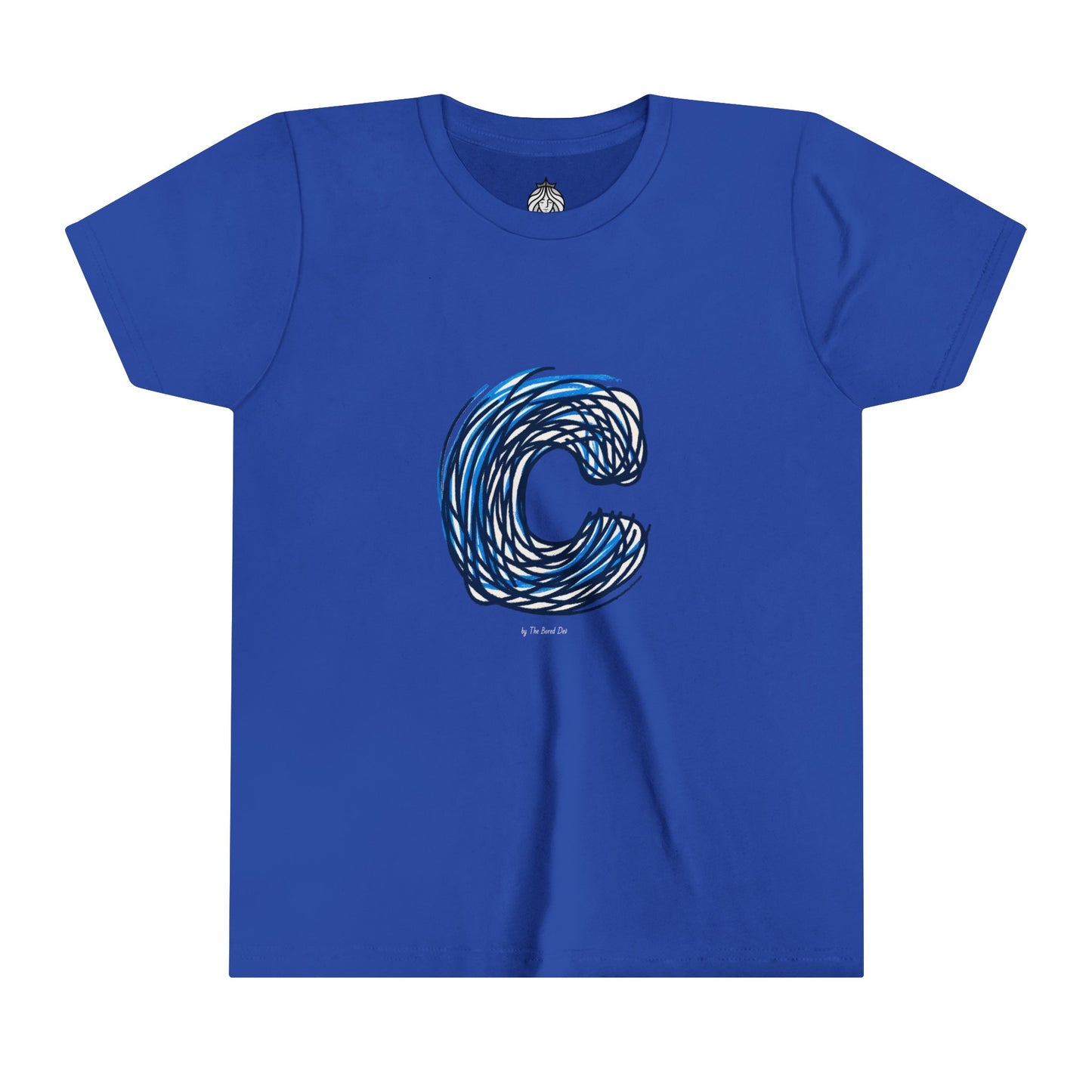 Scribbles (Letter C) T-Shirt - Youth Short Sleeve Tee